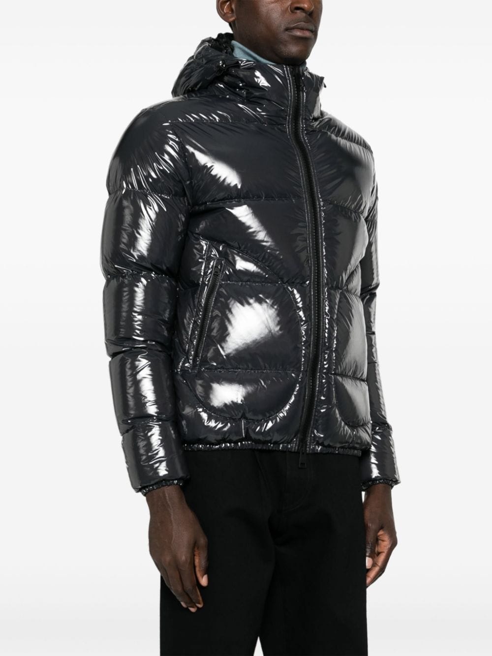 hooded padded jacket - 3