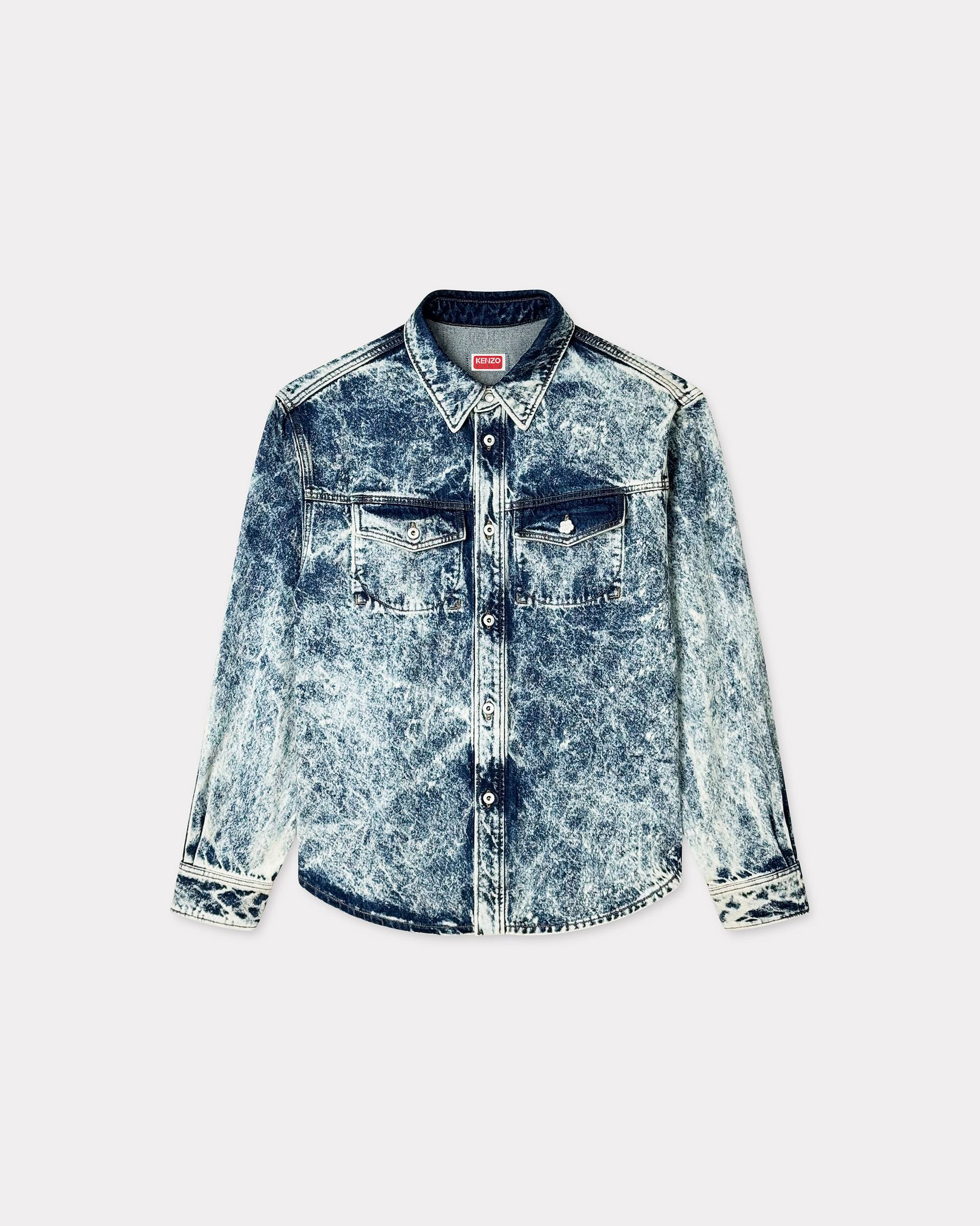Western shirt in japanese denim - 1