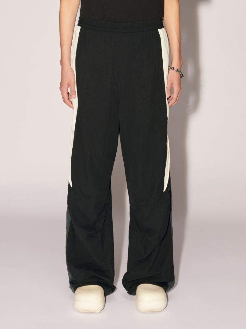 Wide Nylon Pants - 4