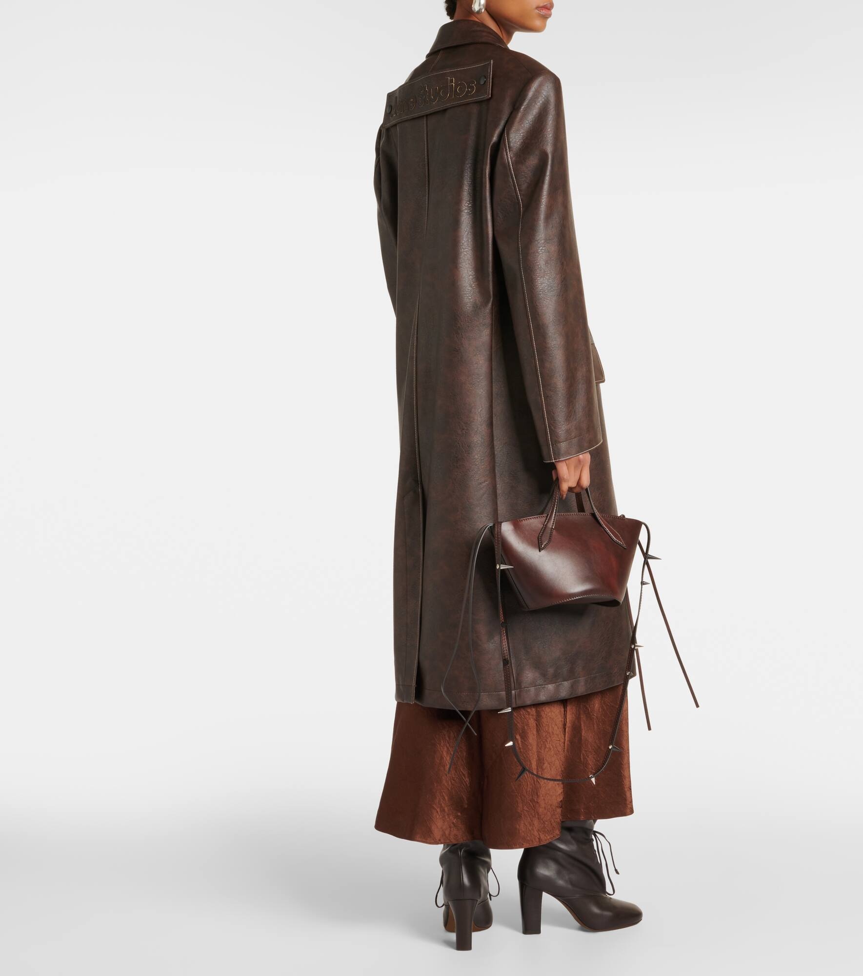 Ovittor faux leather coat - 3