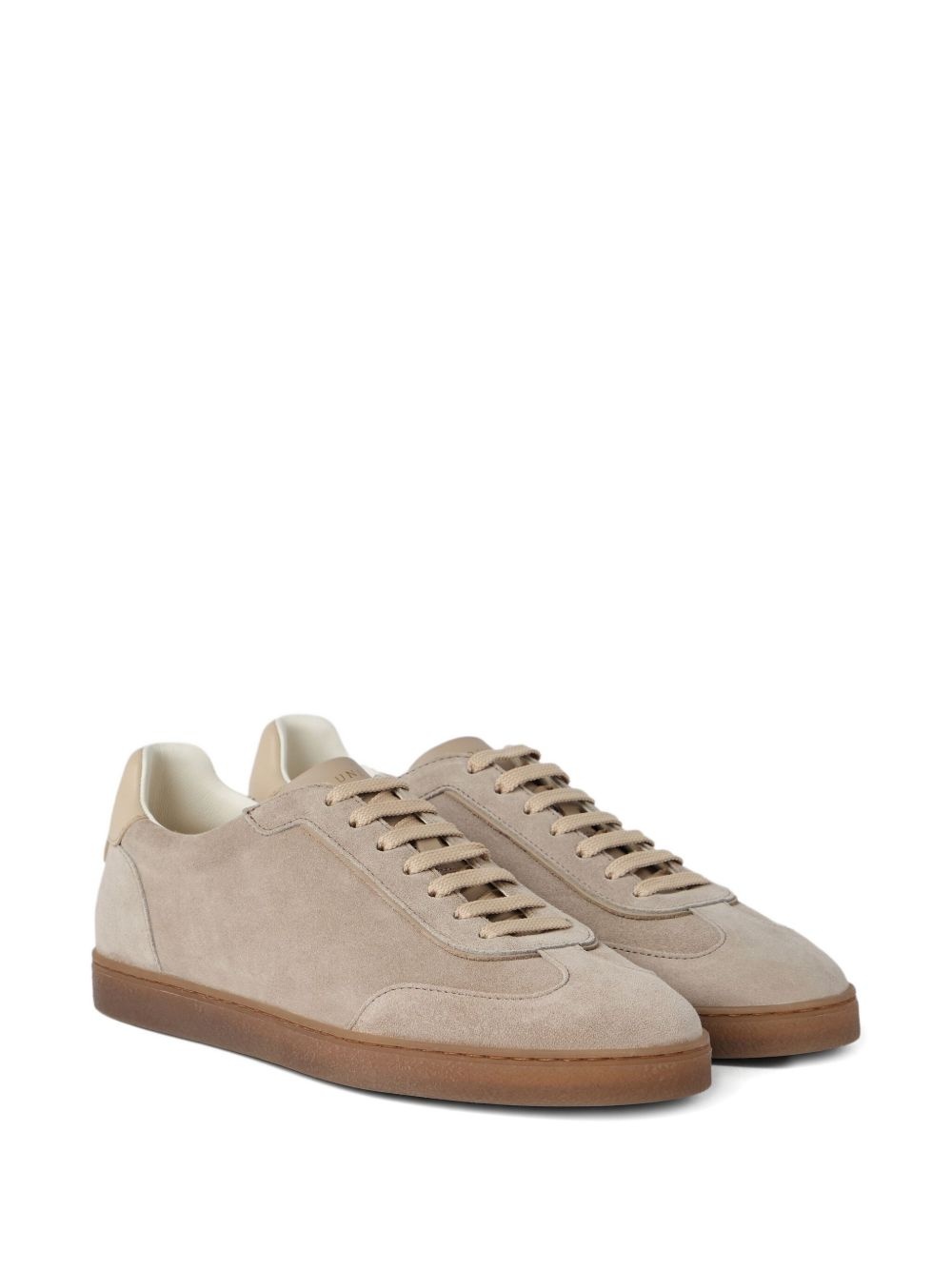 suede low-top sneakers - 2