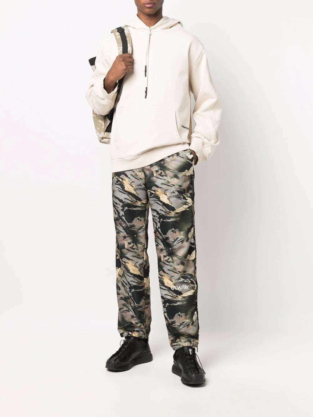 camouflage-print track pants - 2