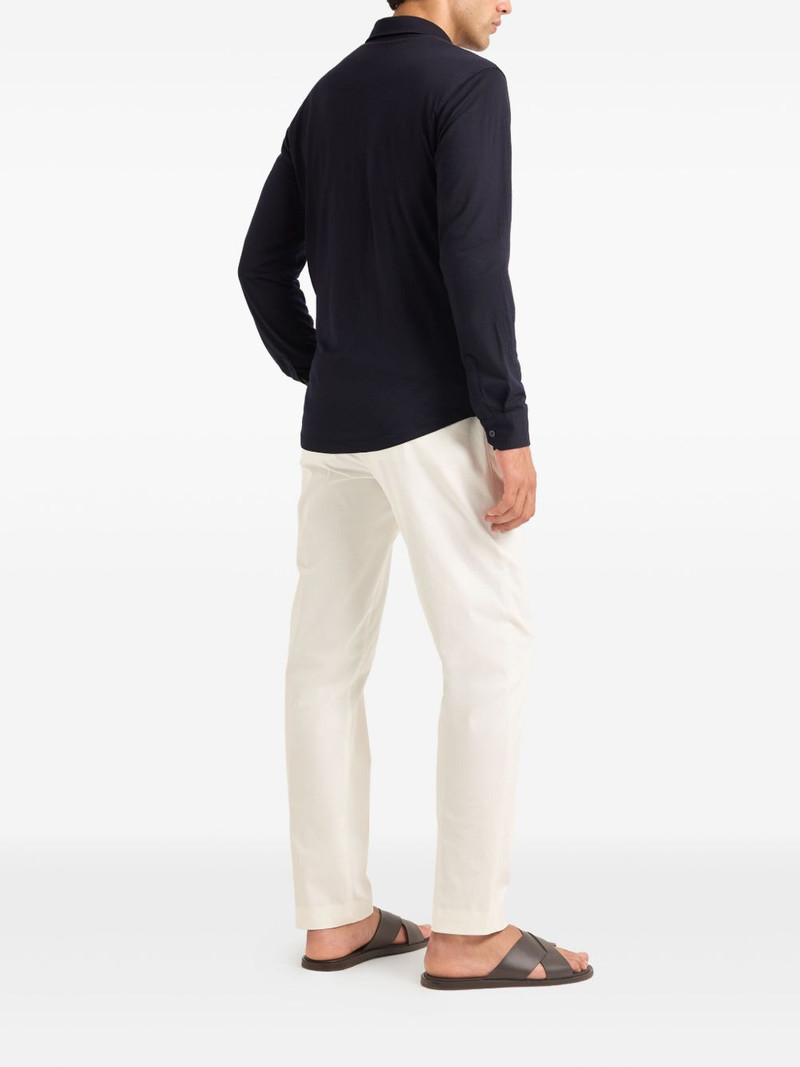 long-sleeve merino wool polo shirt 3