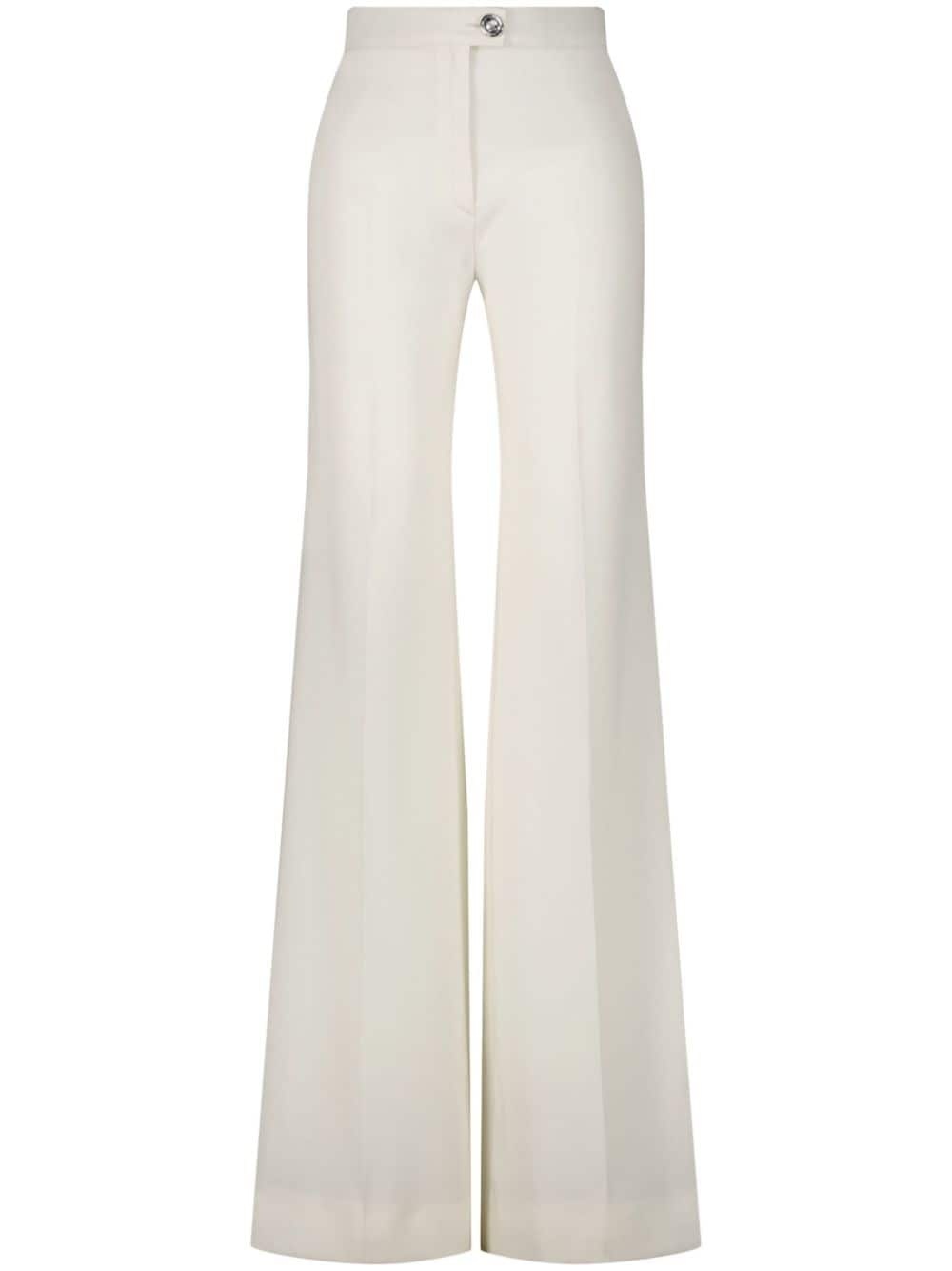 high-waist straight-leg trousers - 1