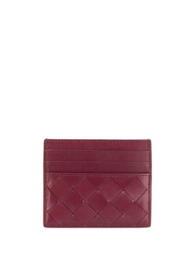 Bottega Veneta intrecciato weave cardholder outlook