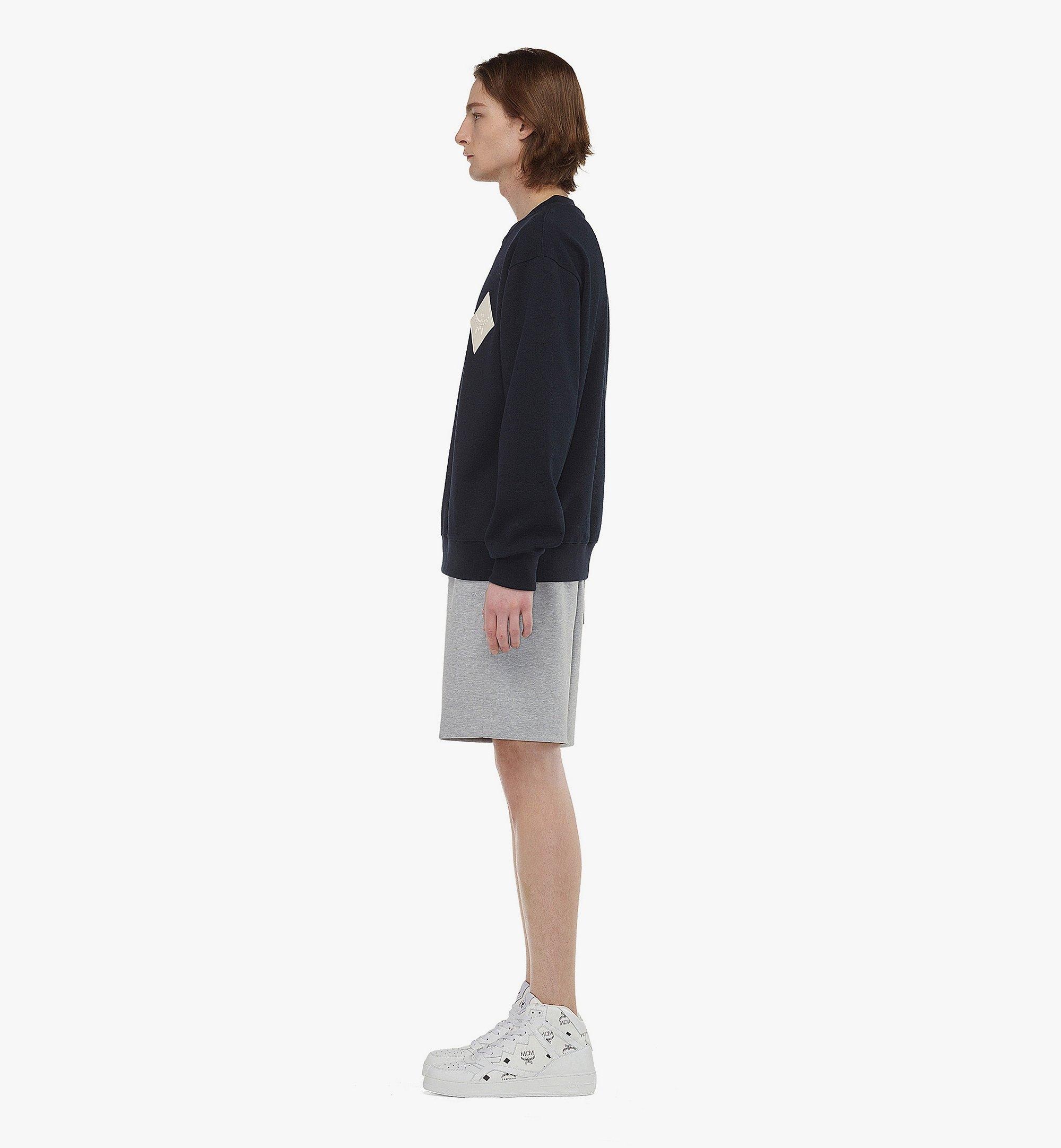 Logo Patch Bouclé Sweatshirt - 4