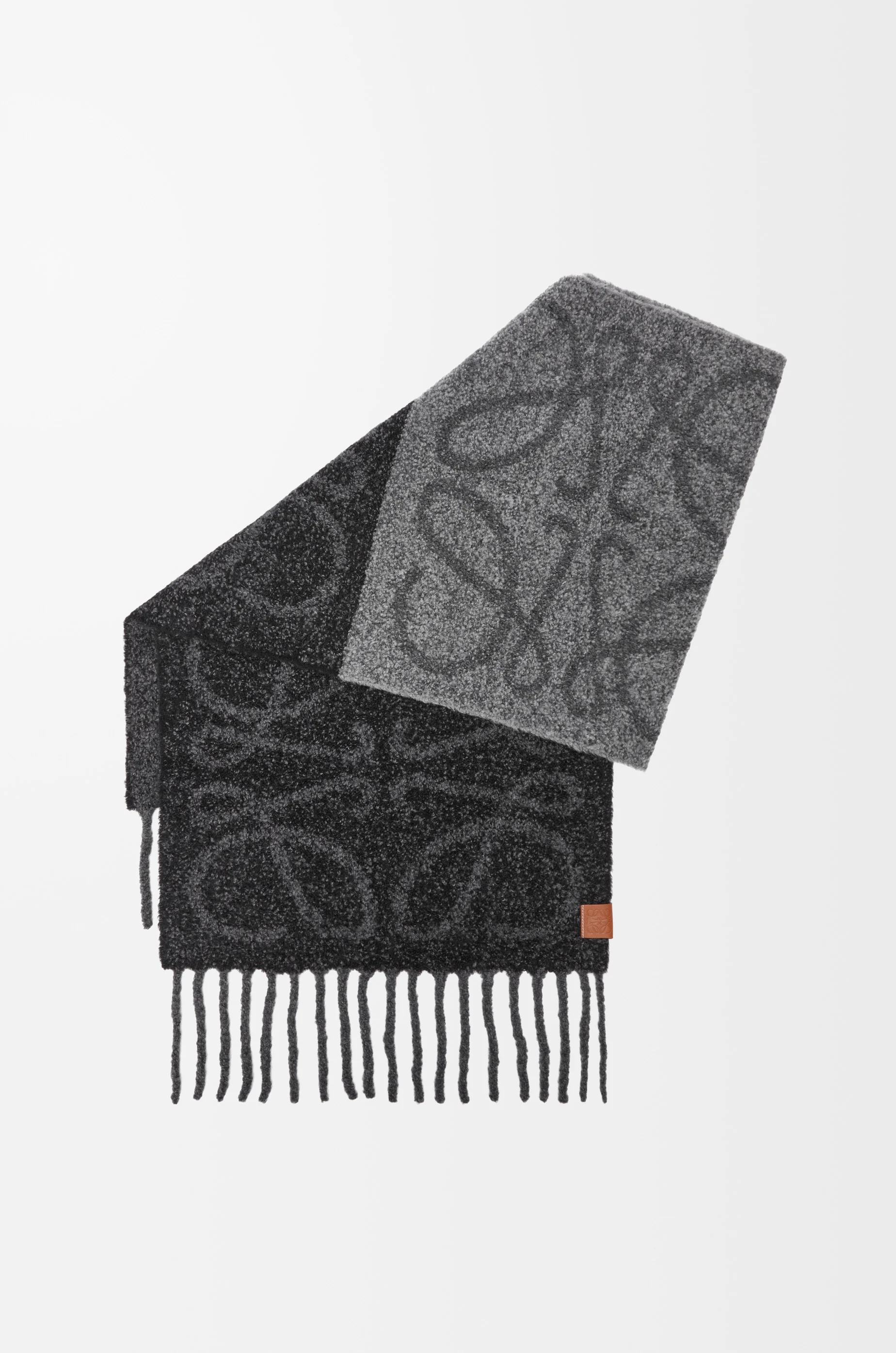 Anagram scarf in alpaca and wool - 1