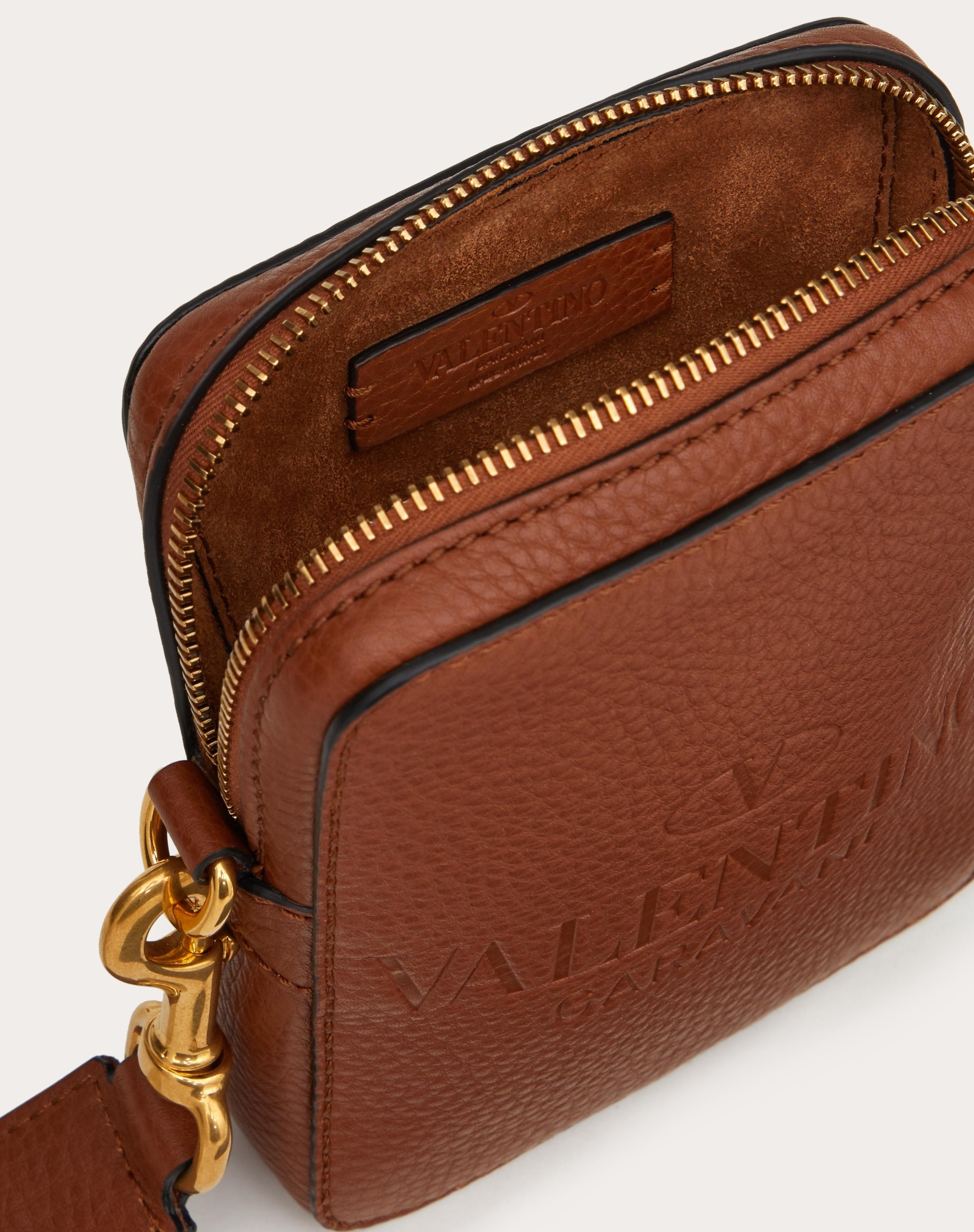 SMALL VALENTINO GARAVANI IDENTITY LEATHER CROSSBODY BAG - 4