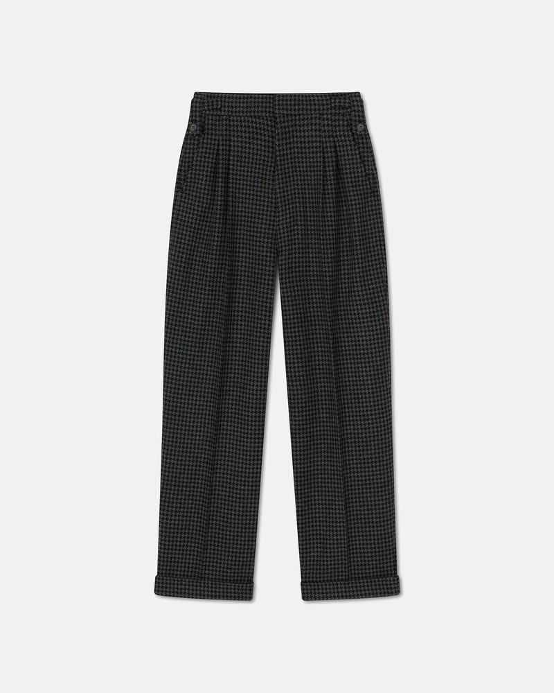 Houndstooth Wool Pants 1