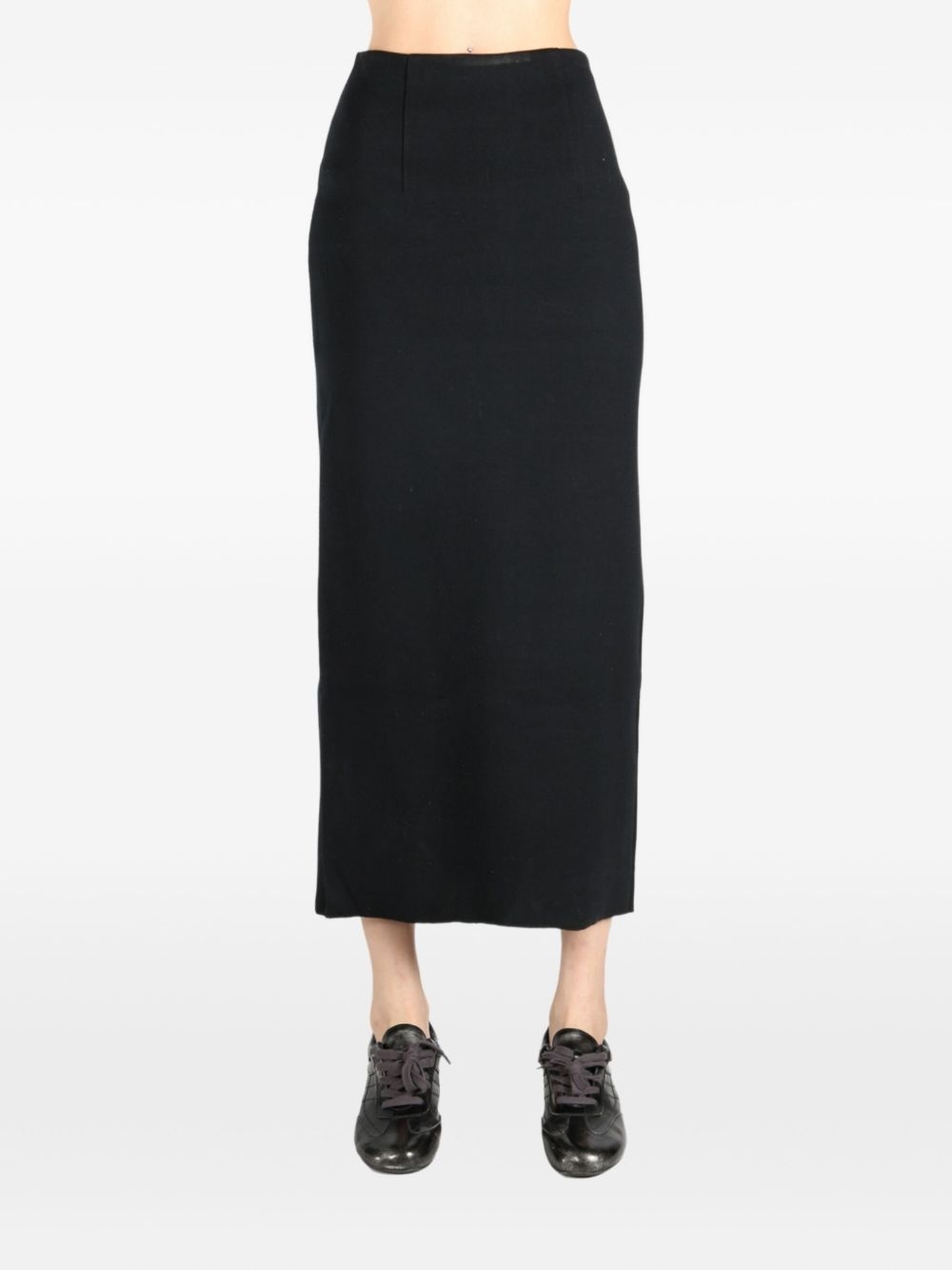 high-waisted midi skirt - 2