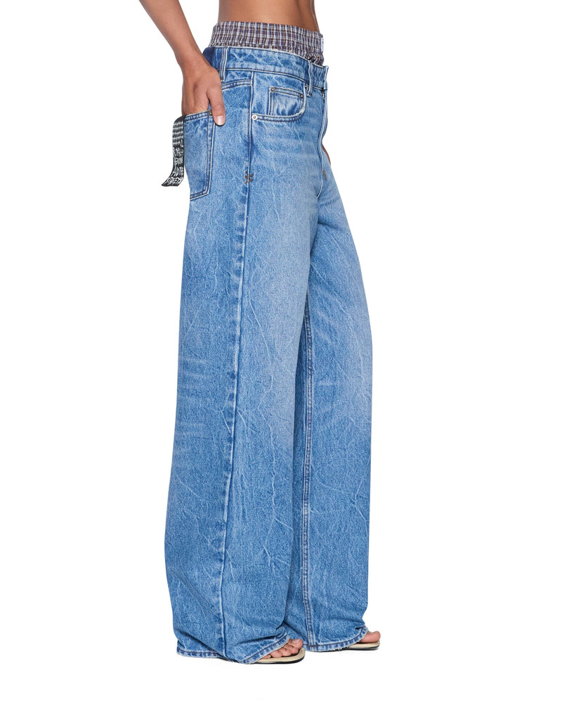 Ksubi LOW RIDER JEAN LIBERTY BLUE PLAID outlook