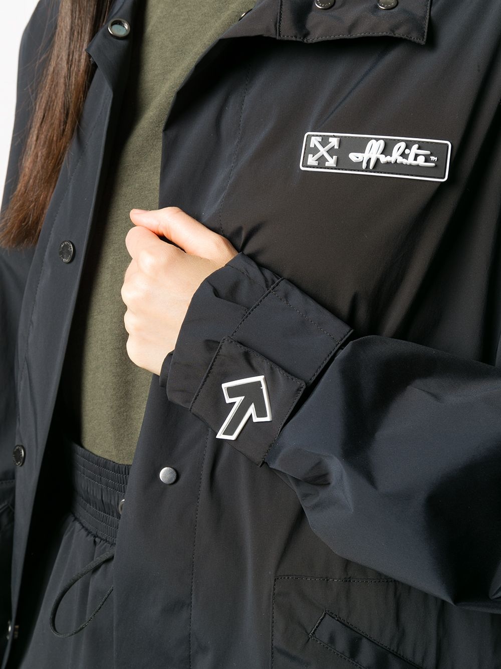 logo patch lightweight jacket - 5