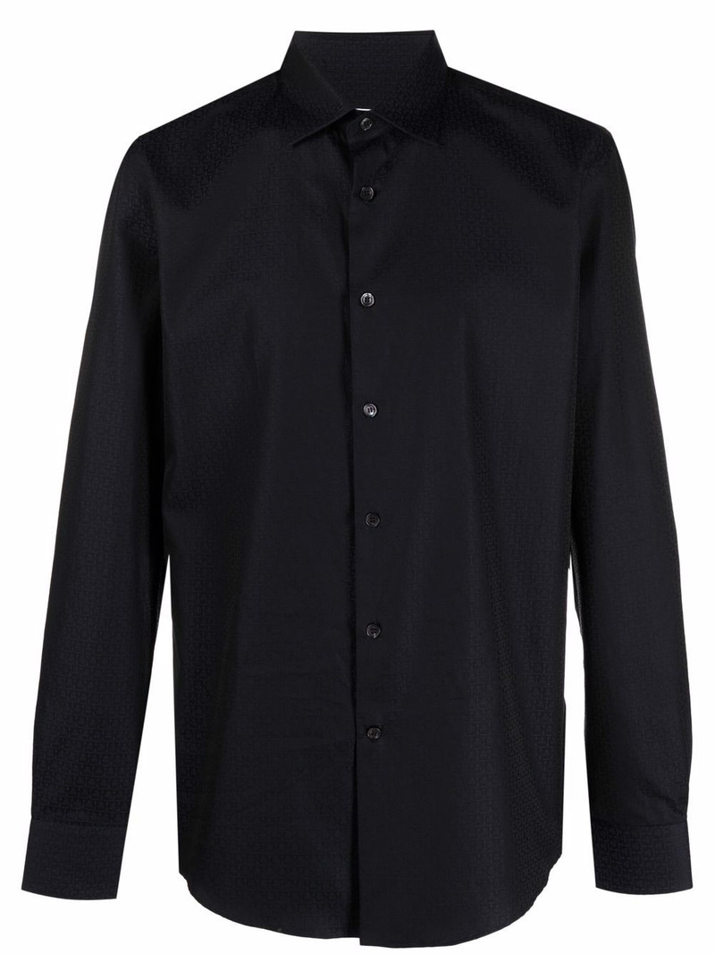 Gancini-print shirt 1