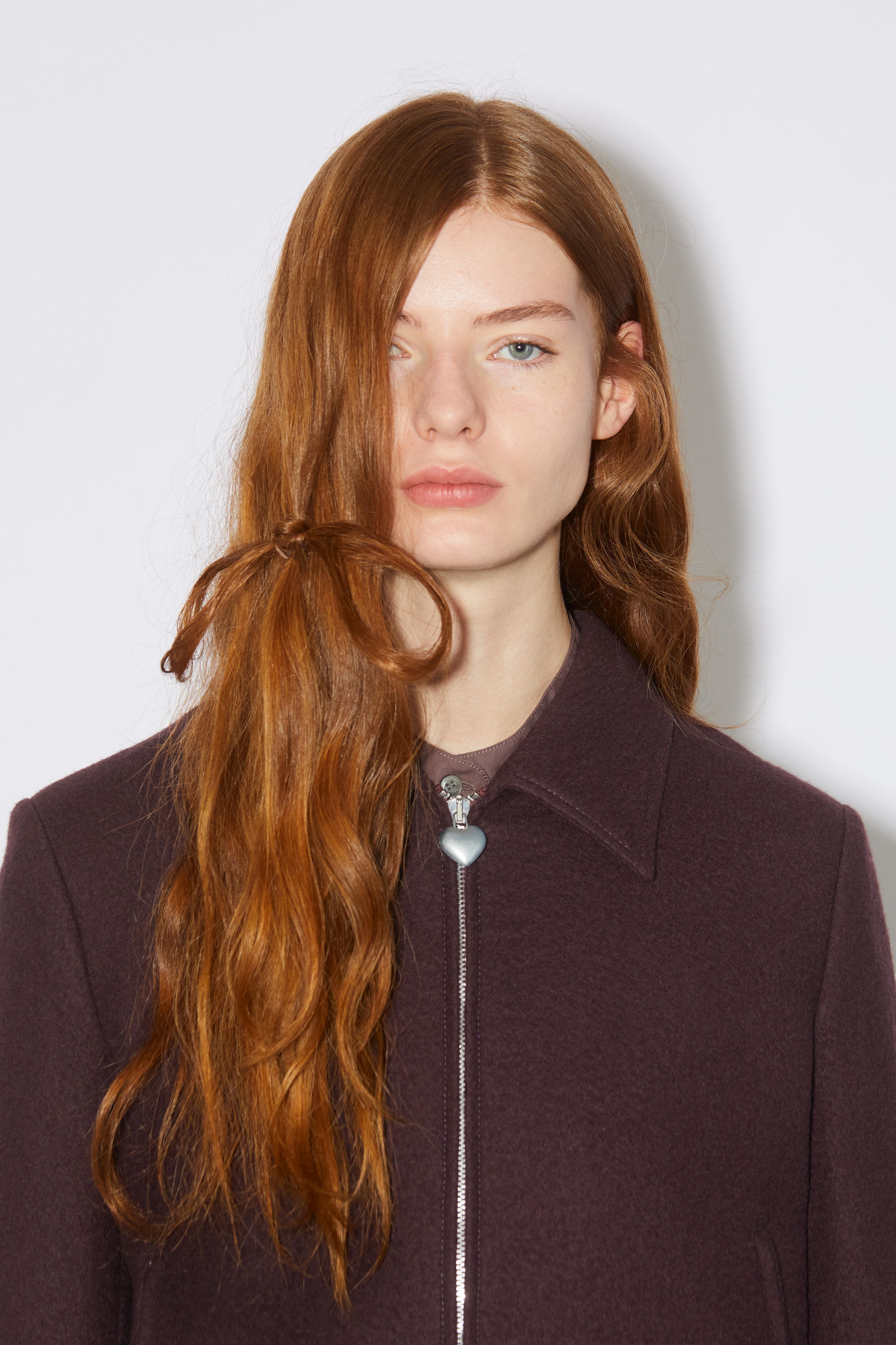 Wool jacket - Dark burgundy - 6