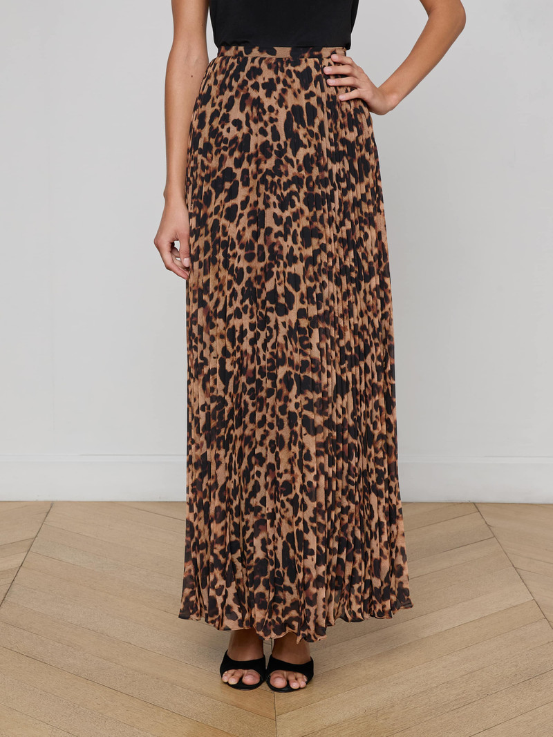 Torin Pleated Maxi Skirt 4