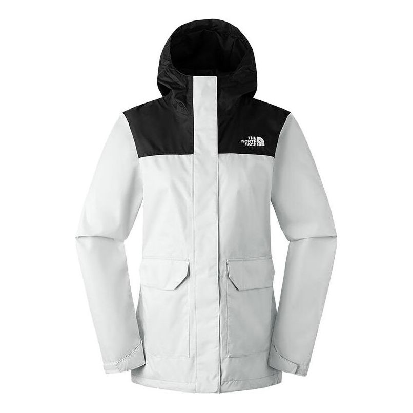 (WMNS) THE NORTH FACE Rain Zip-in Jacket 'Teal' NF0A88RS-9B8 - 1