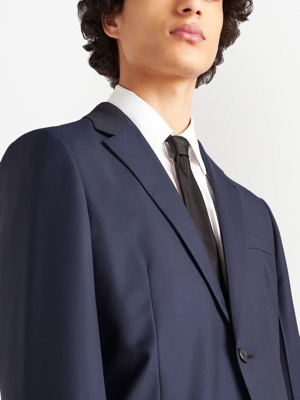 single-breasted wool suit - 4