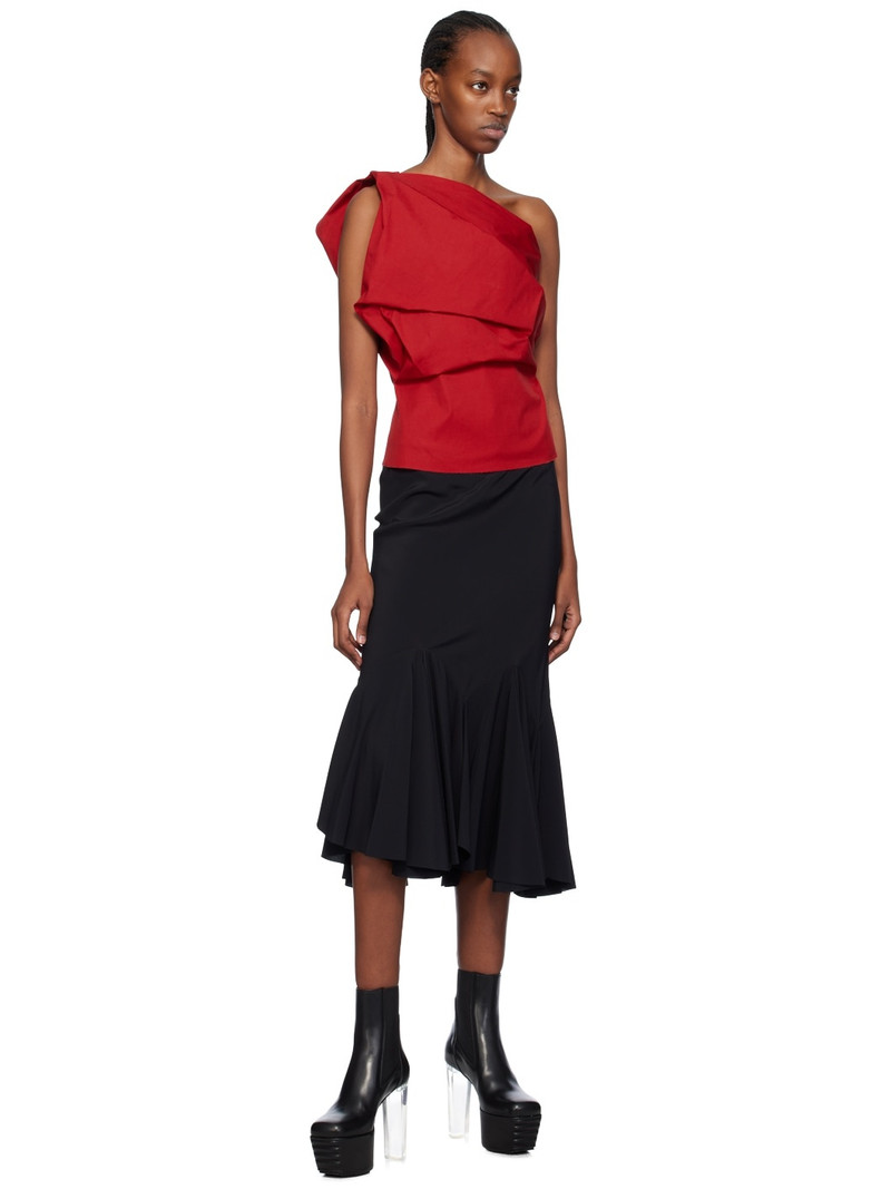 Rick Owens Red Claudia Camisole outlook