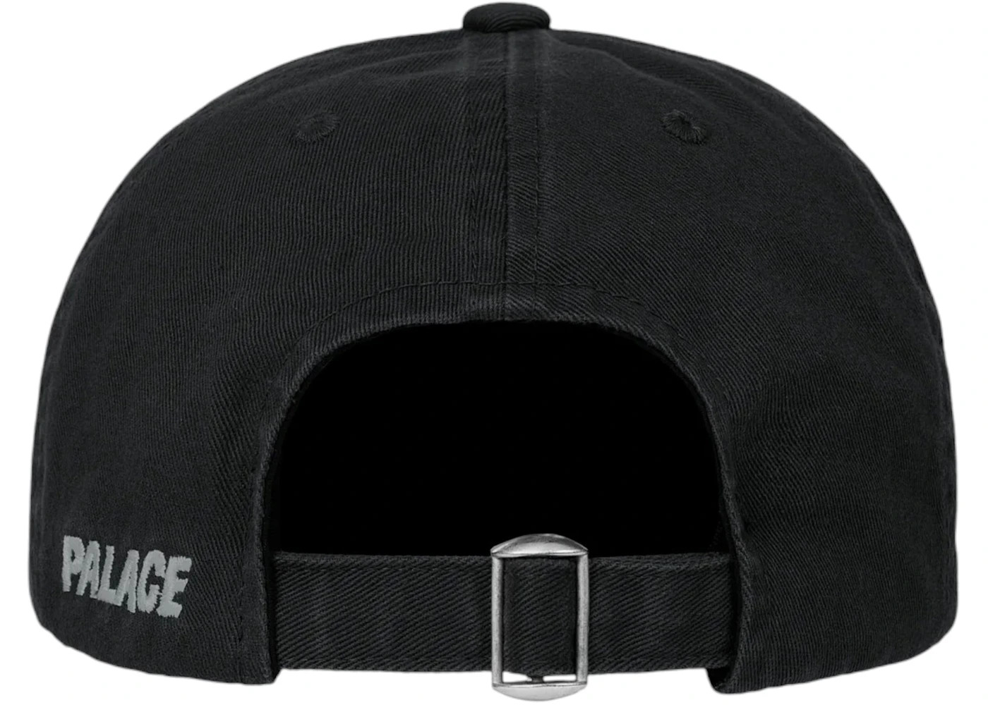 Palace P 6-Panel Hat (FW25) Black - 2