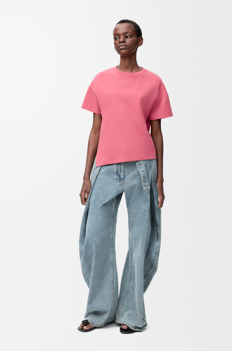 Loewe Asymmetric t-shirt in cotton blend outlook