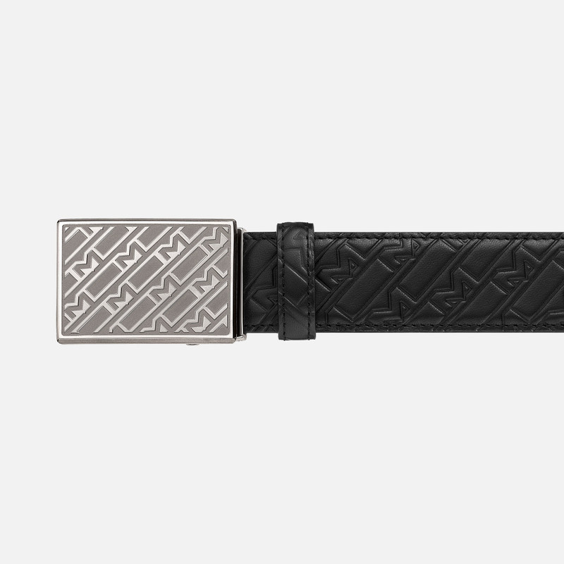 Montblanc Black 35 mm leather belt outlook