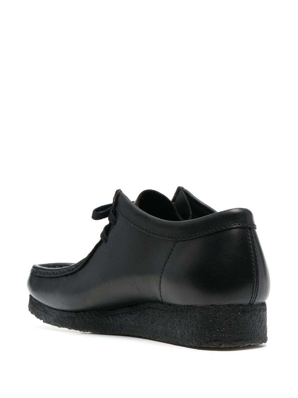 Wallabee leather lace-up boots - 3