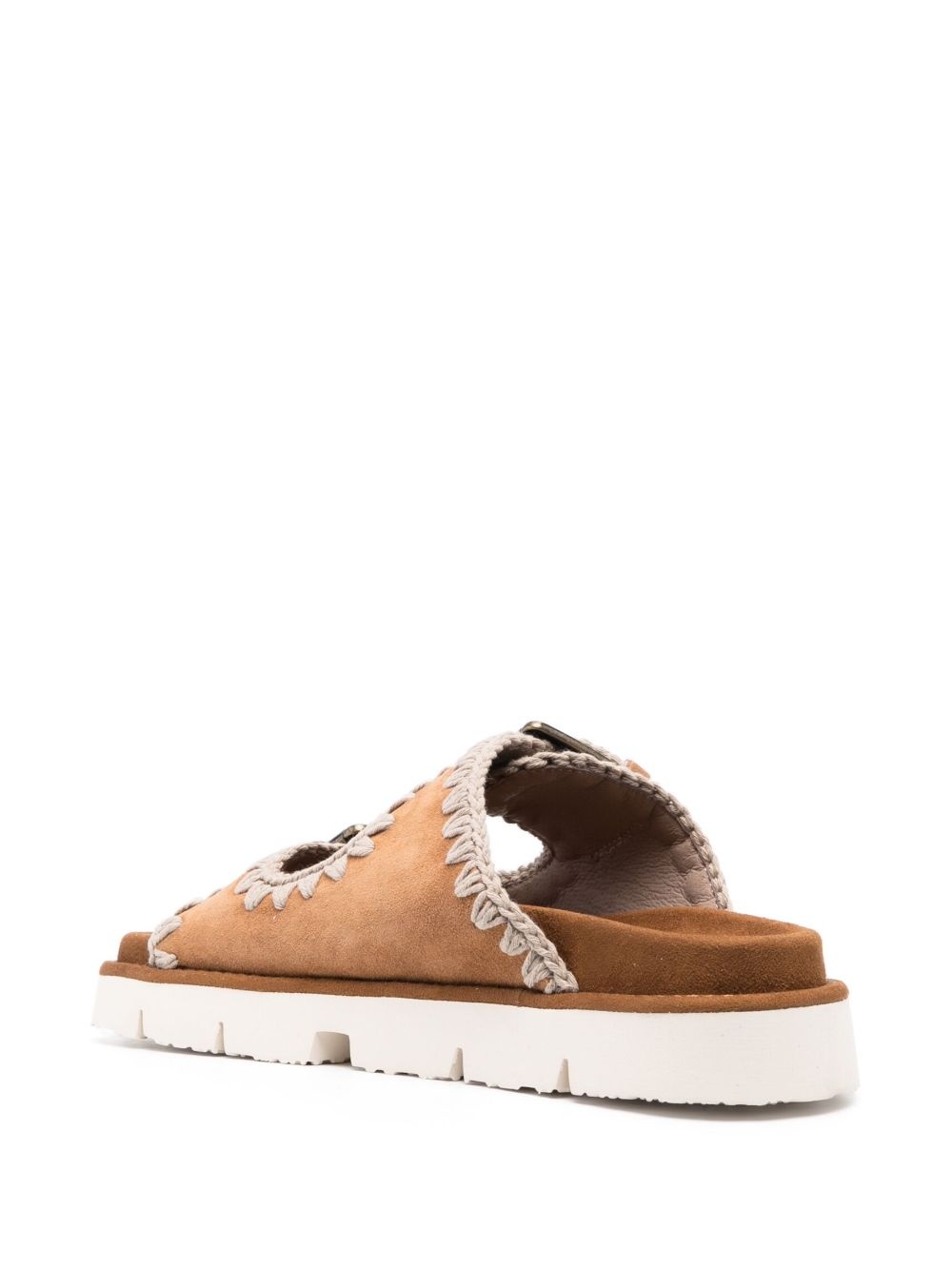 Mou - Mou Sandals Leather Brown - 3
