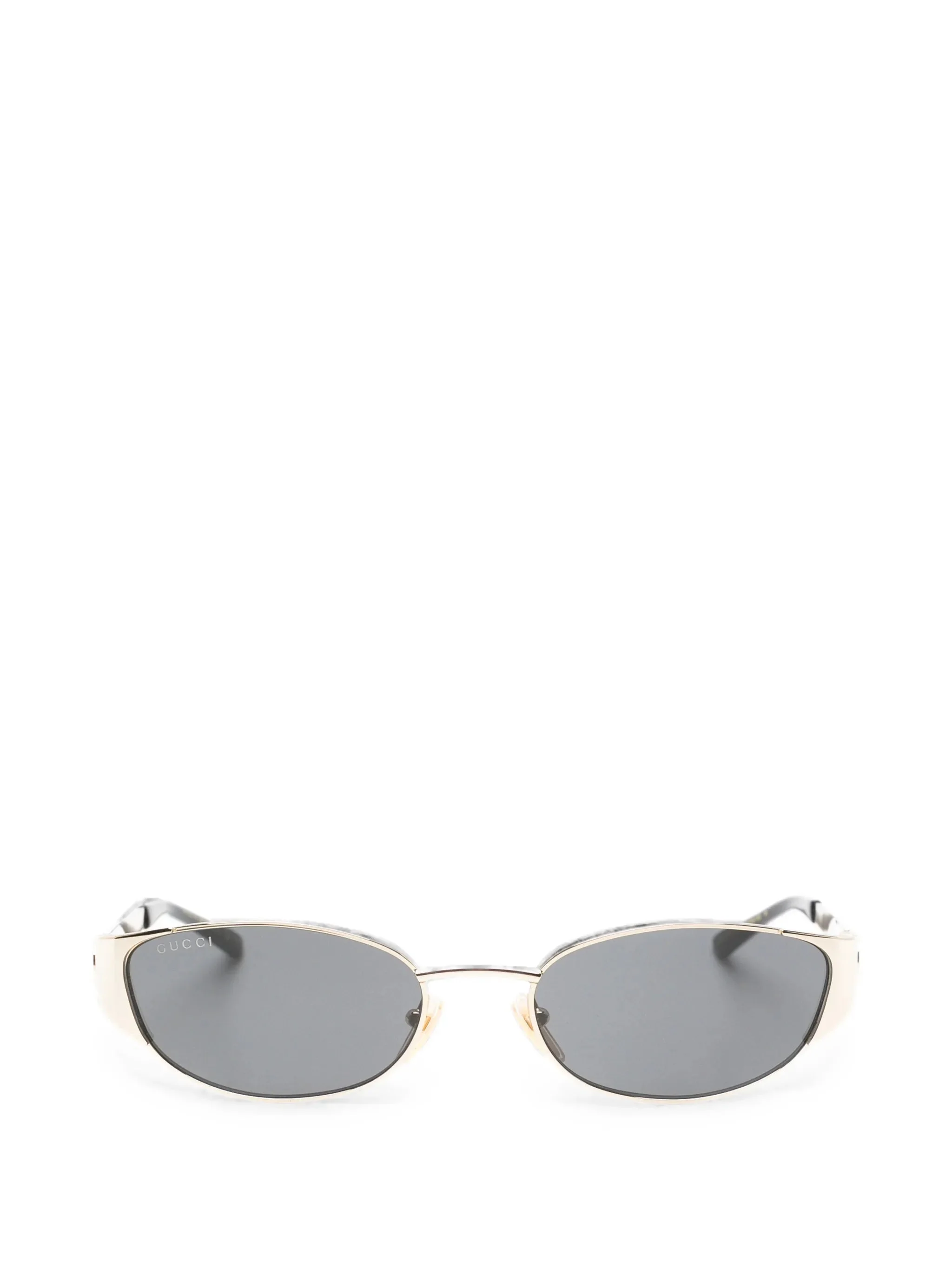 Gucci Interlocking G Oval-frame Sunglasses - 1