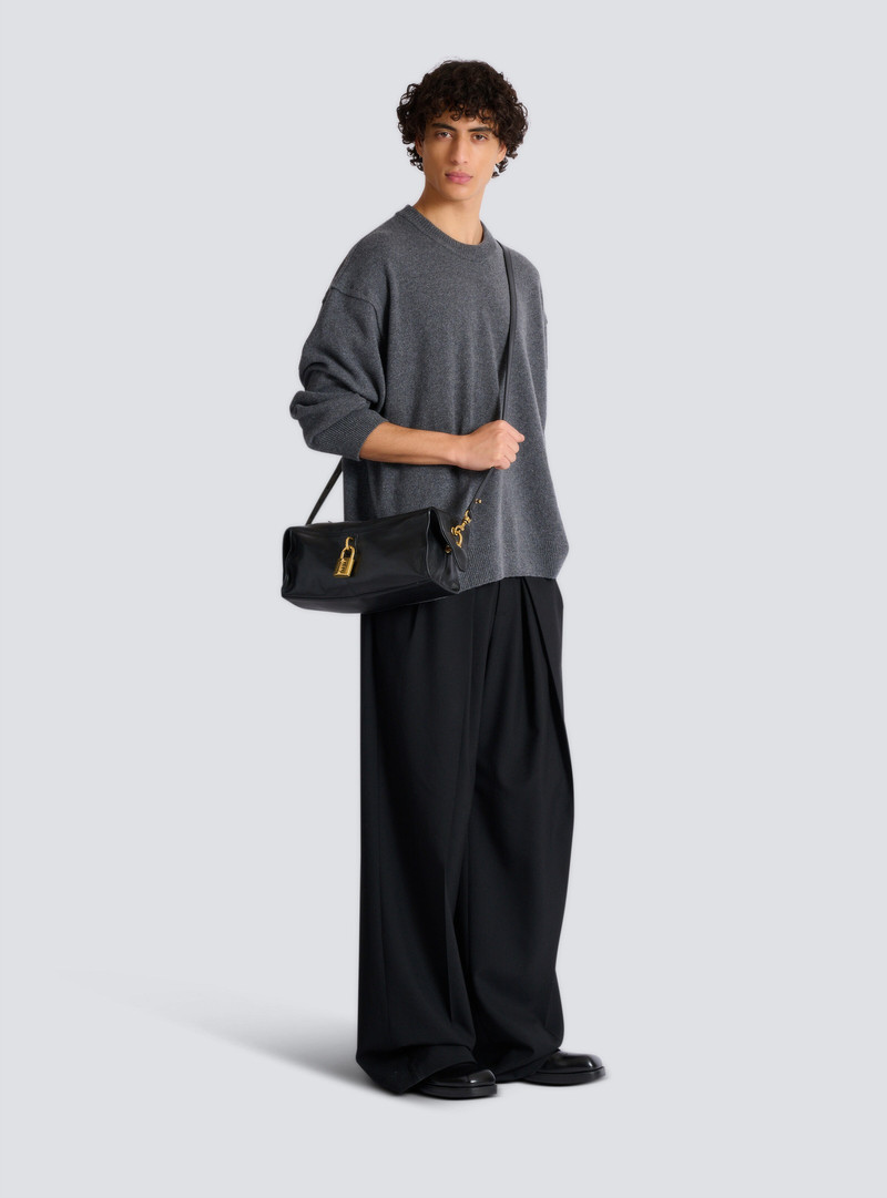 Pulse shoulder bag in calfskin leather 8