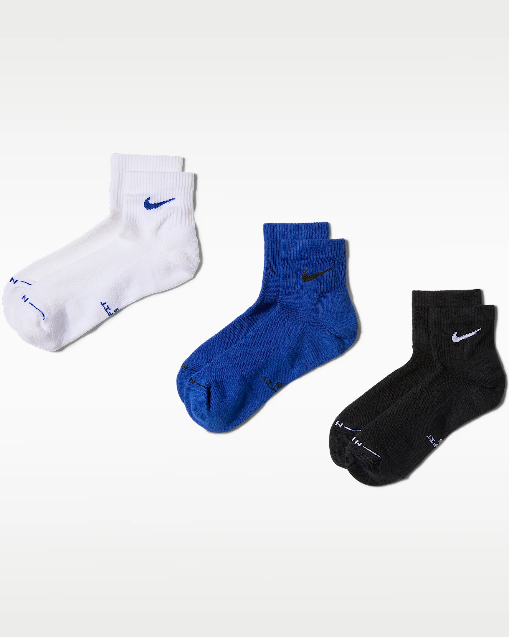 Nike Everyday Elevated Ankle Socks (3 Pairs) - 1