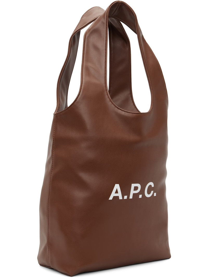 A.P.C. Brown Ninon Small Tote outlook