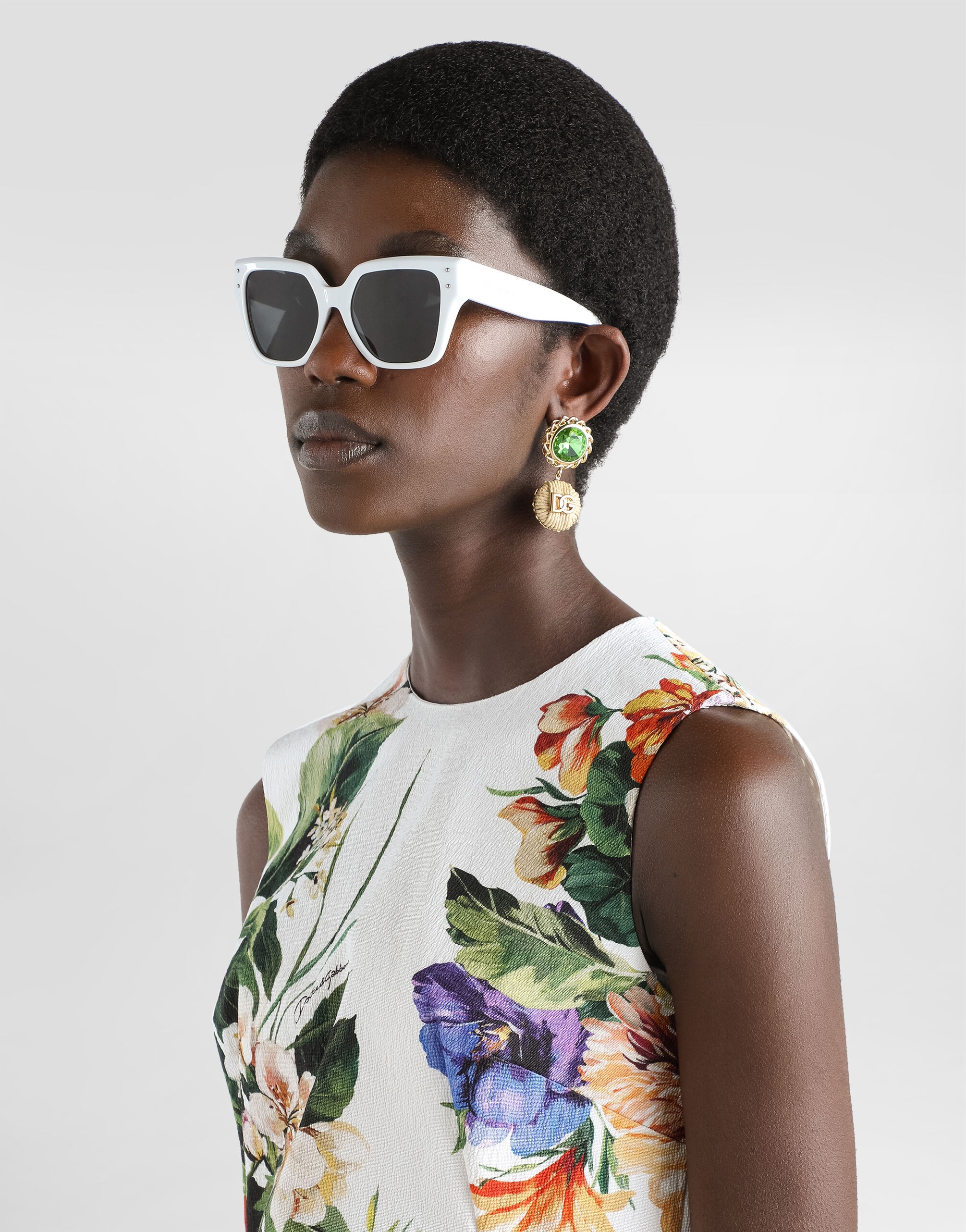 Flower bouquet-print top - 4