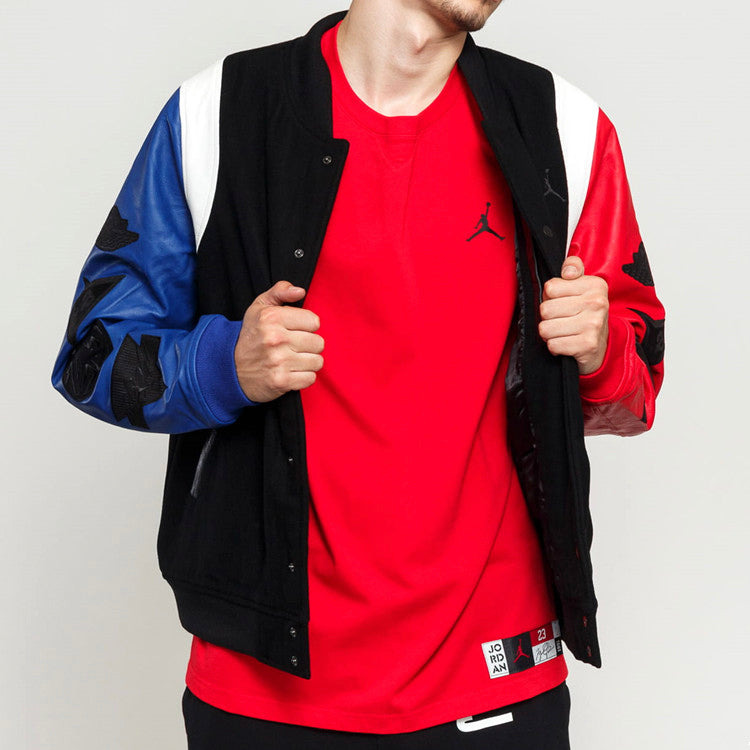 Men's Air Jordan Sleeve Destroyer Sleeve Jacket Black AT9959-010 - 3