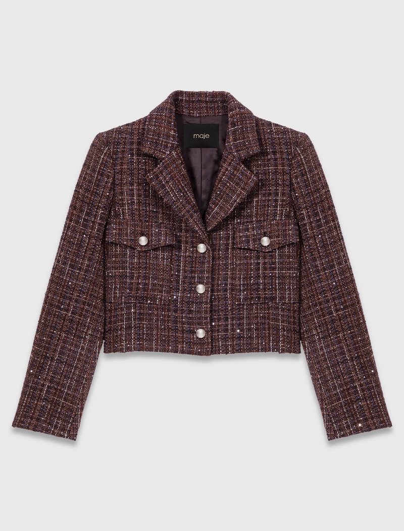 Short tweed jacket 1