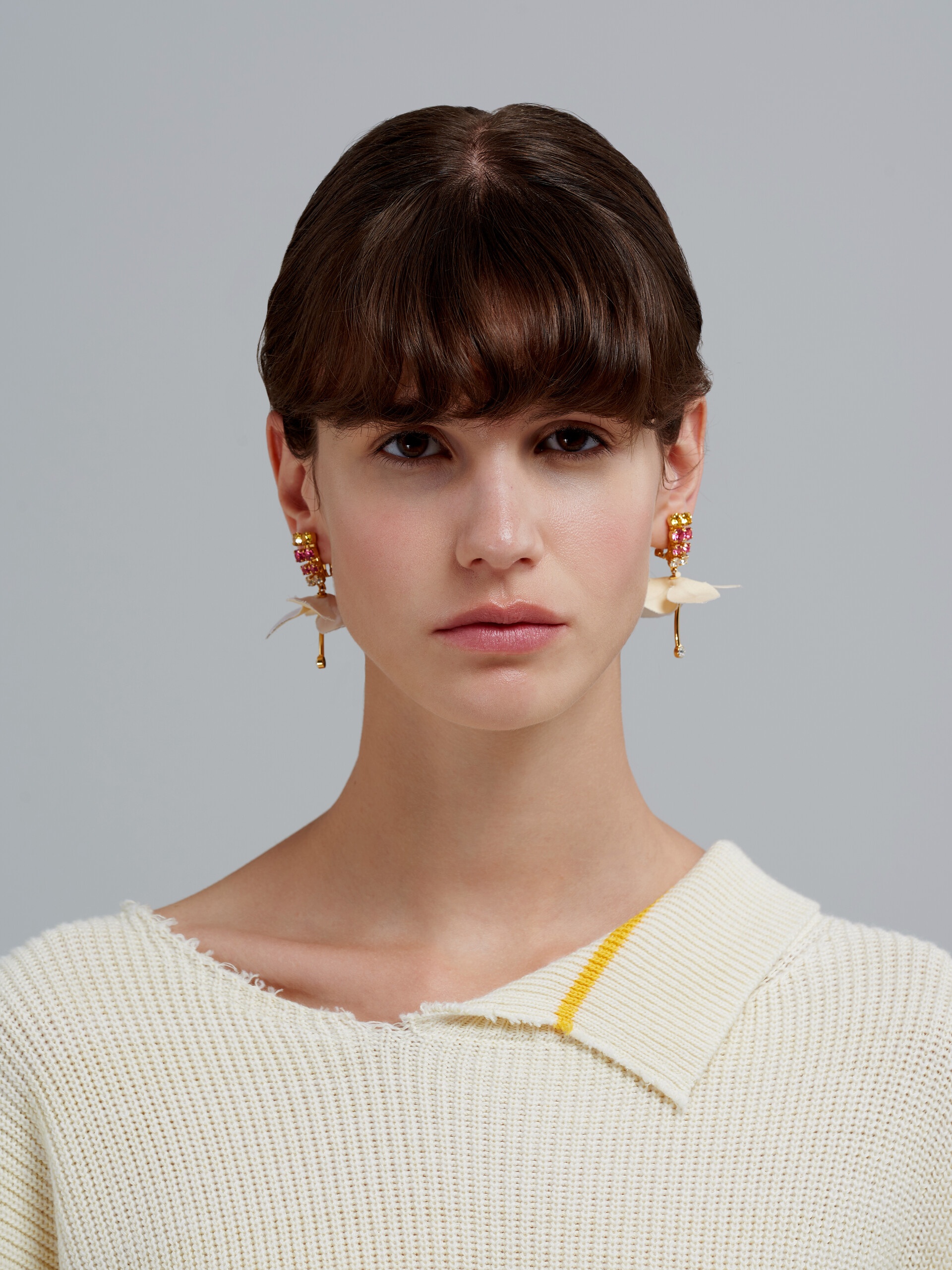 COTTON FLOWER FLORA EARRINGS - 2