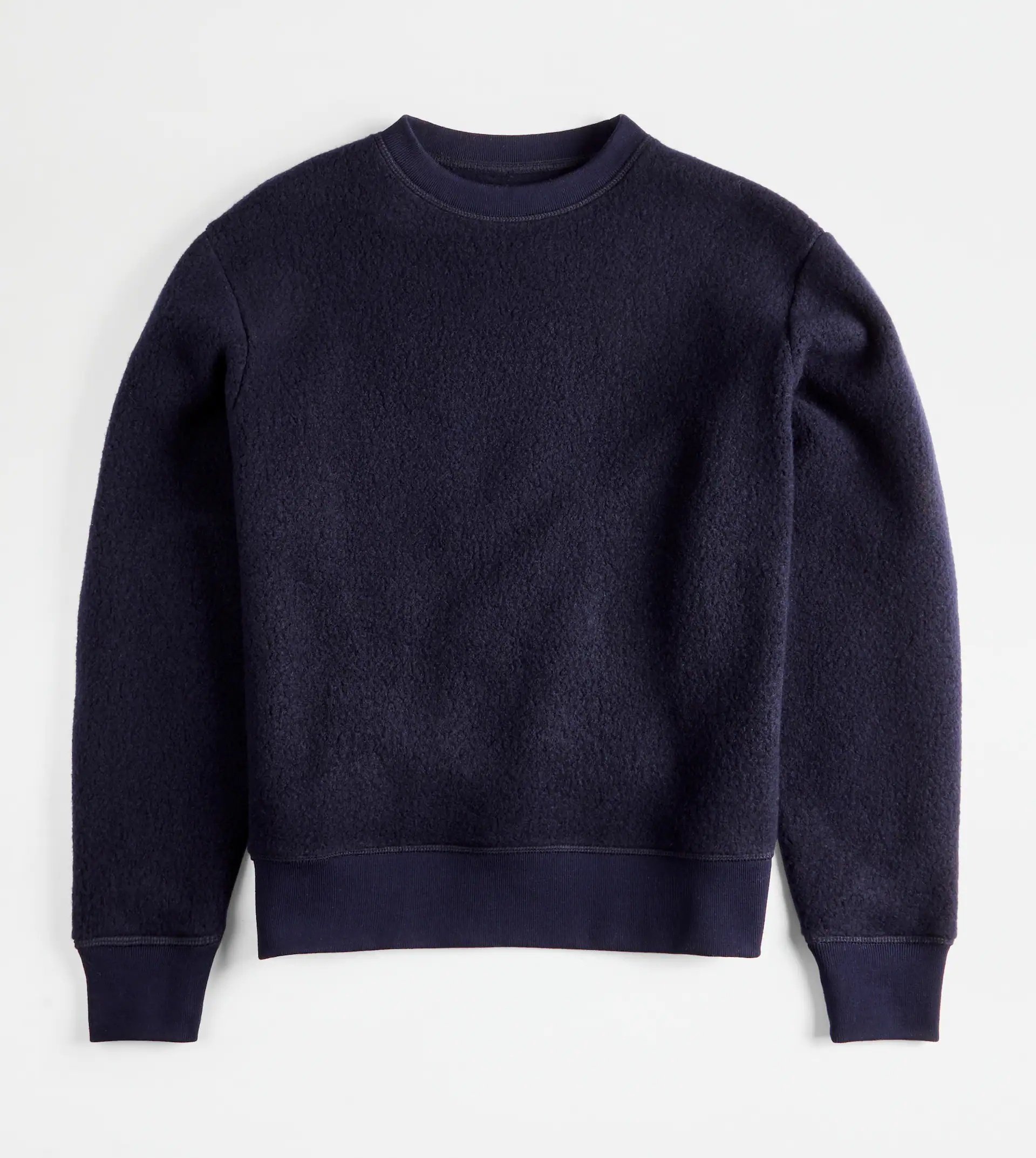 TOD'S CASHMERE BLEND SWEATSHIRT - BLUE - 1