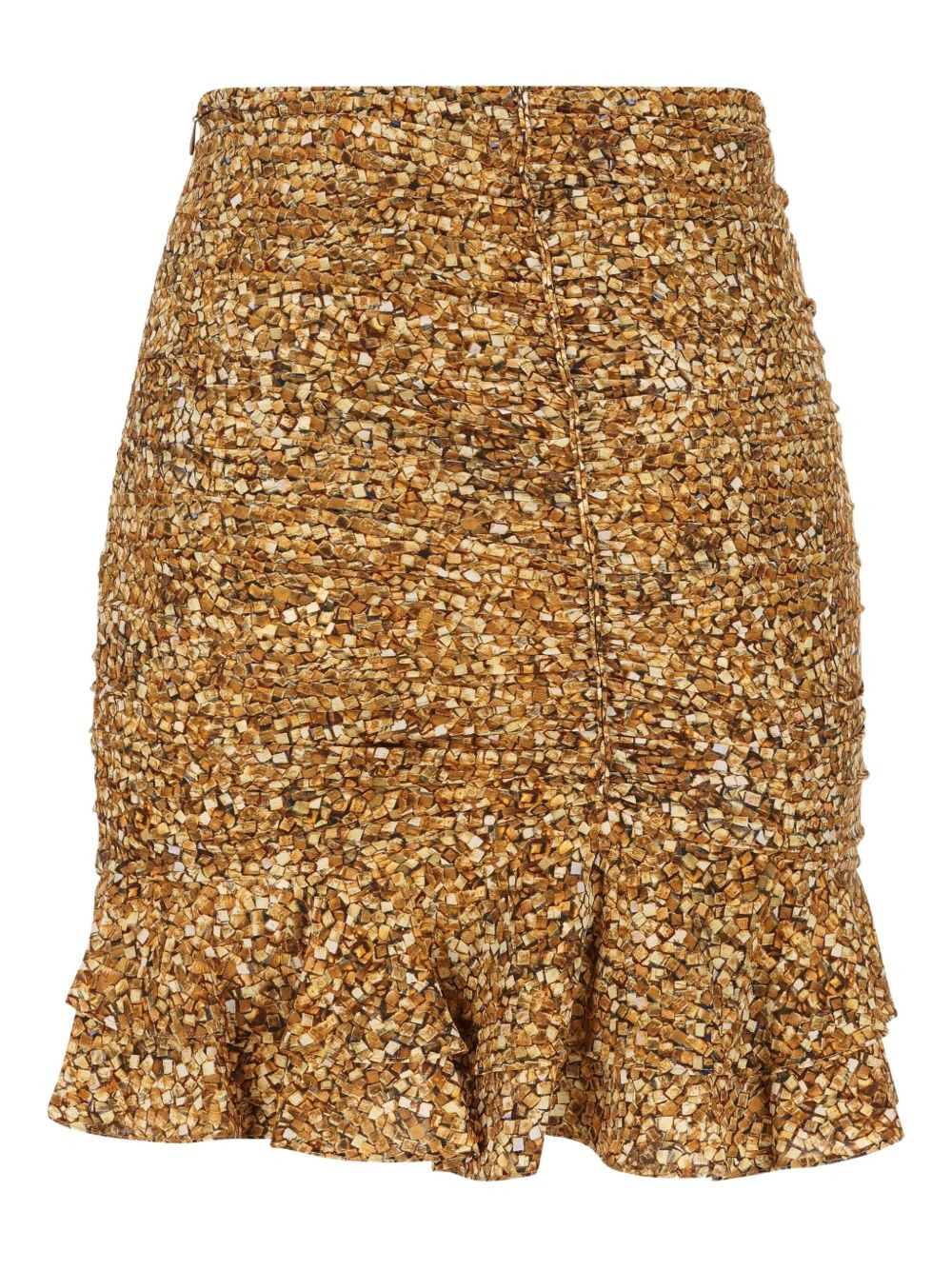 mosaic ruffled skirt - 2