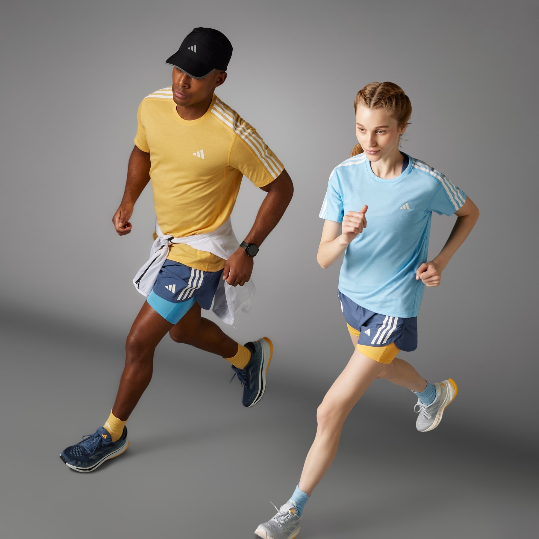Own the Run 3-Stripes 2-in-1 Shorts - 5