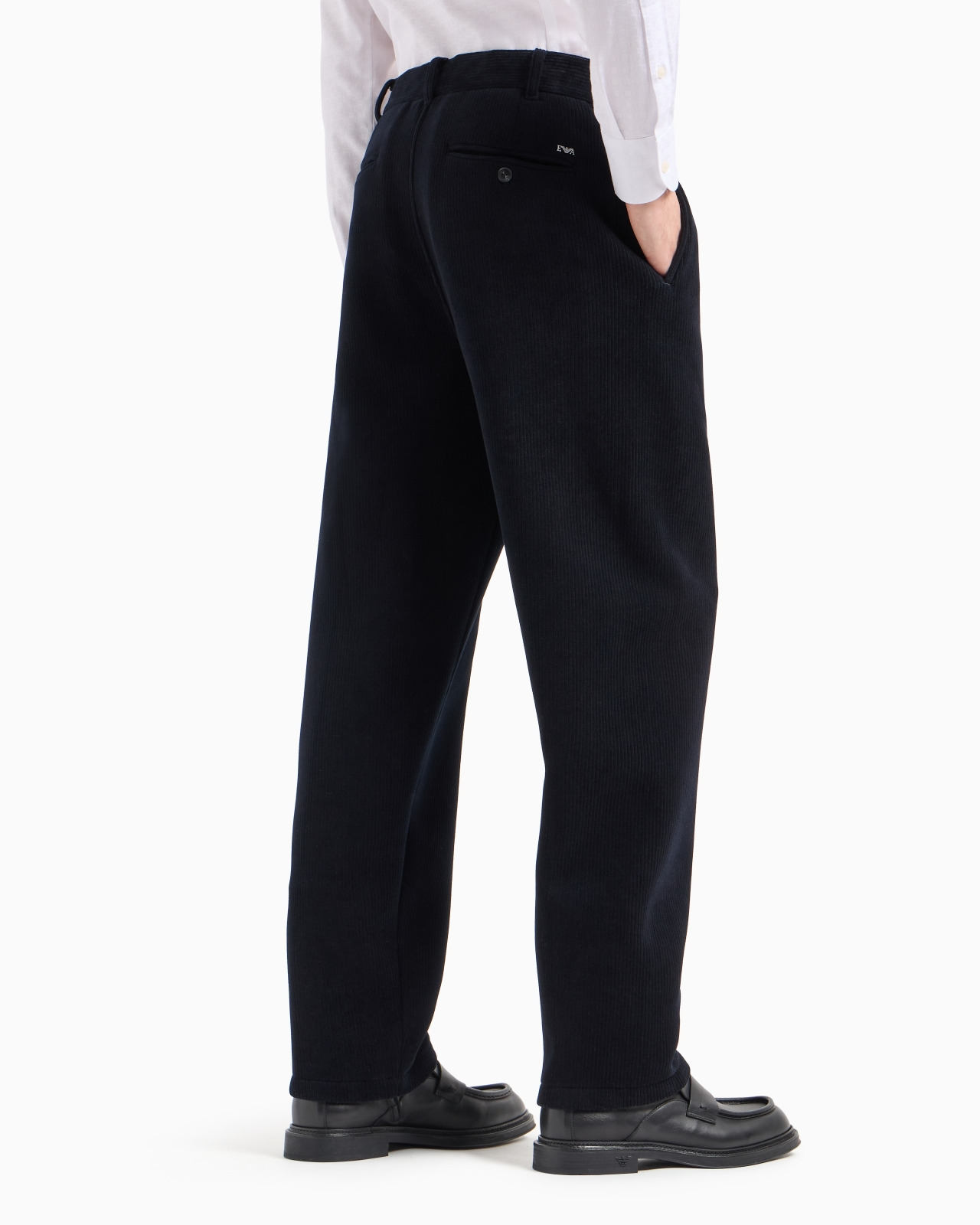Ribbed velour trousers - 3