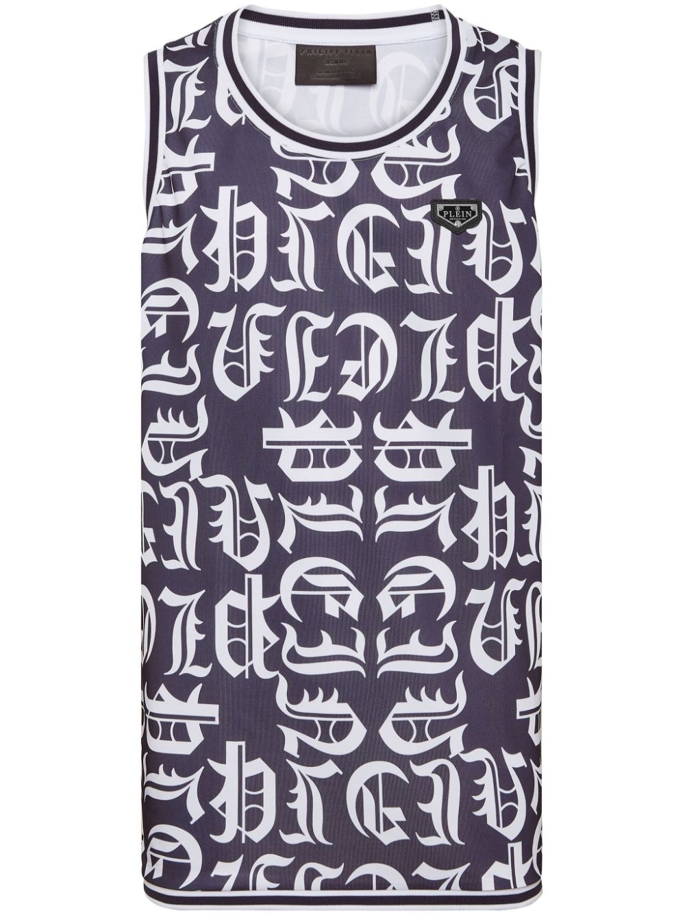 all-over logo-print tank top - 1