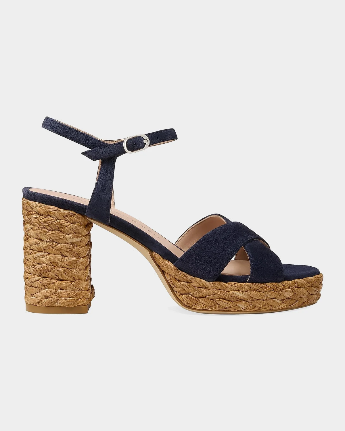 80mm Dayna Suede Espadrille Platform Sandals - 1