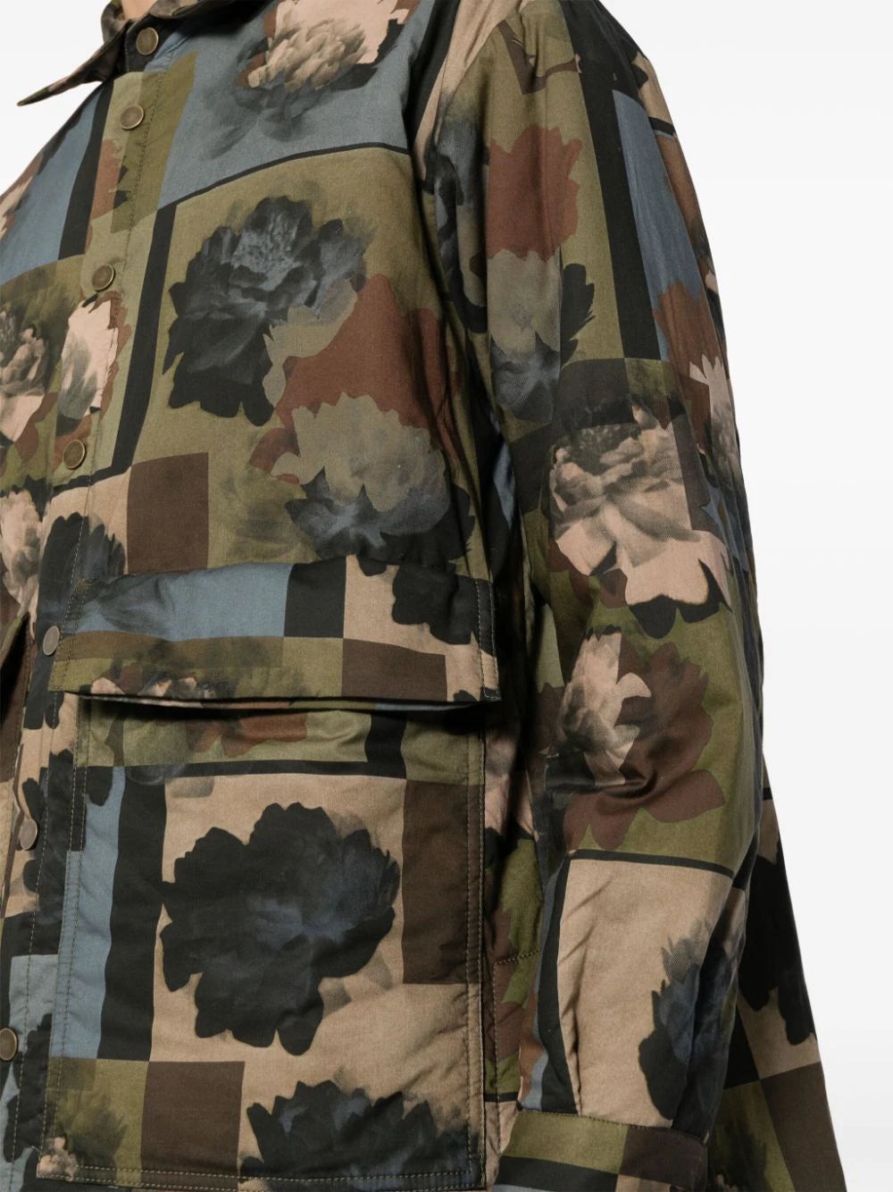 PRINTED SHIRT JACKET - 5