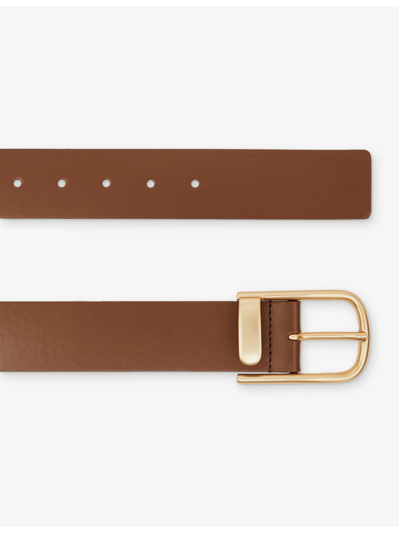 REISS Iyla Half-Keeper Leather Belt outlook