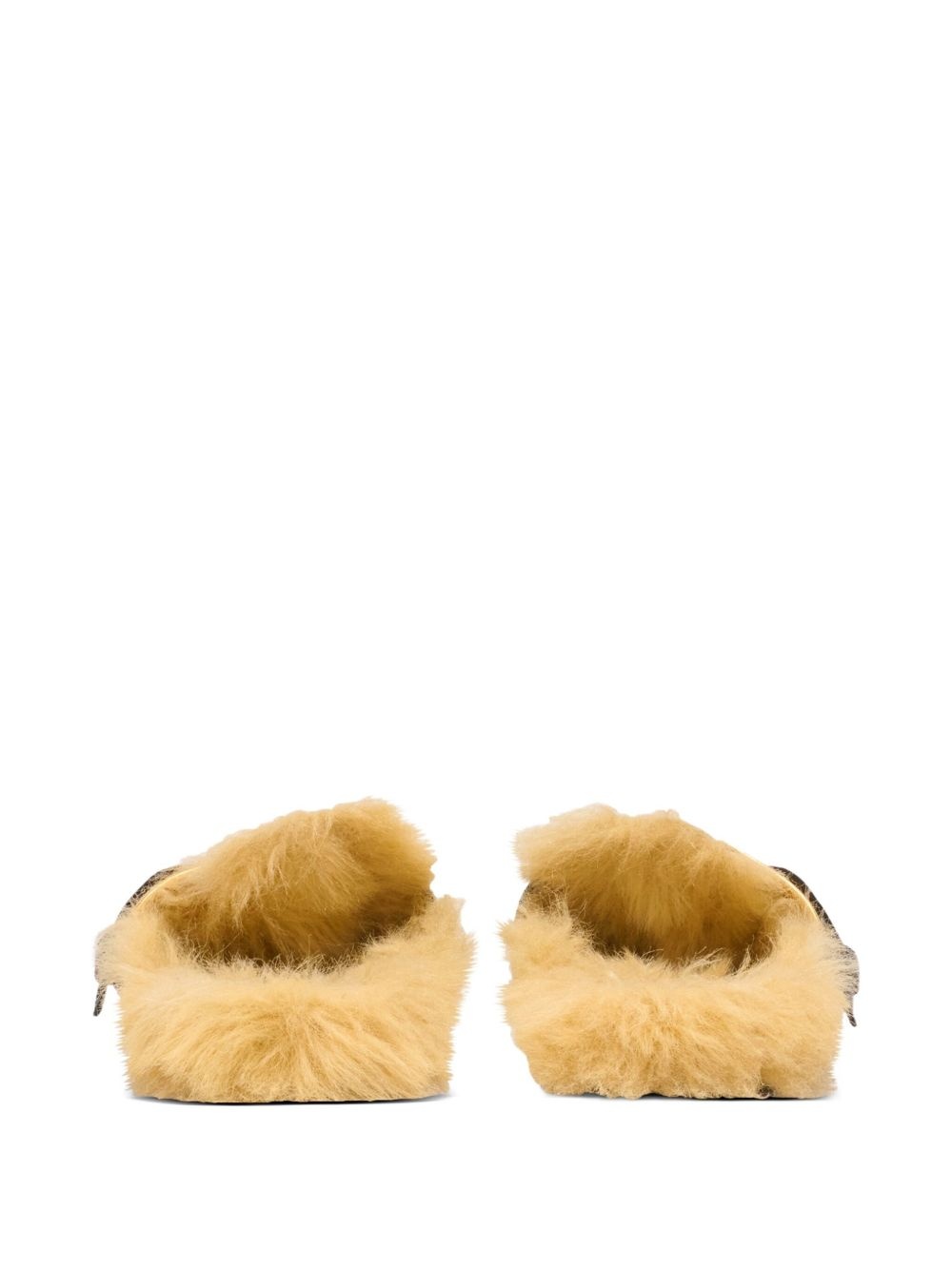 faux-fur lining mules - 3