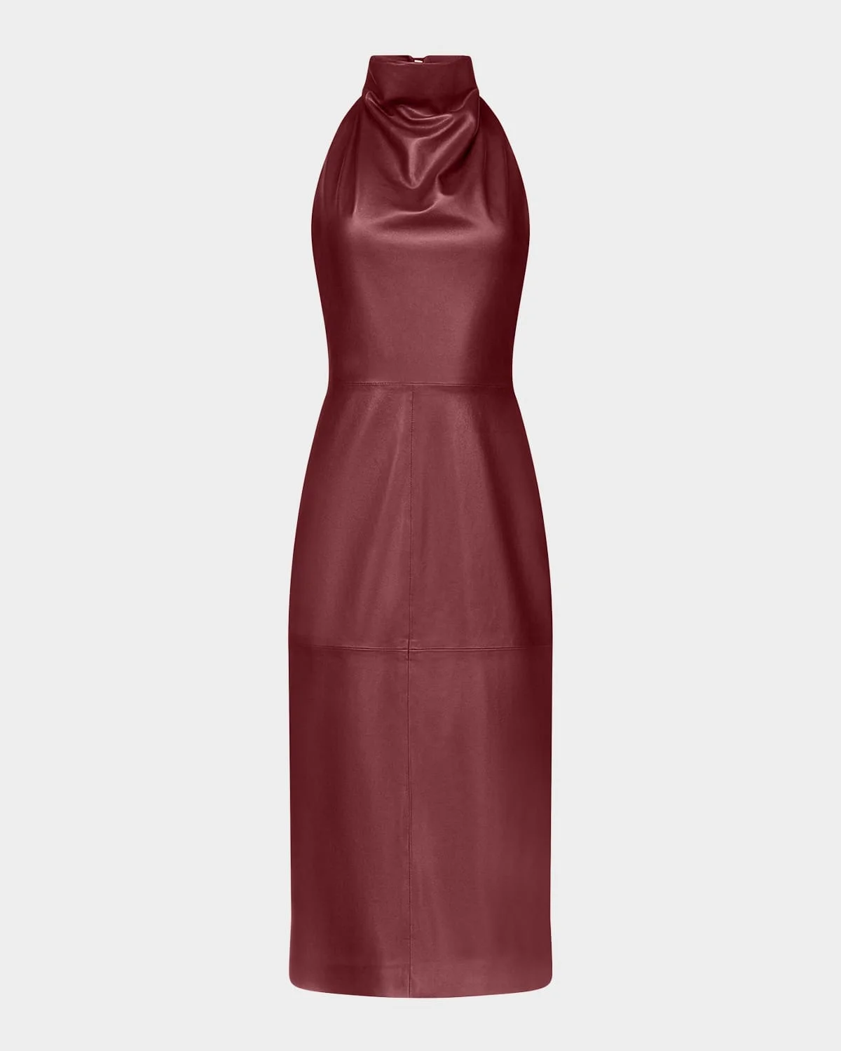 Lola Leather Column Dress - 1