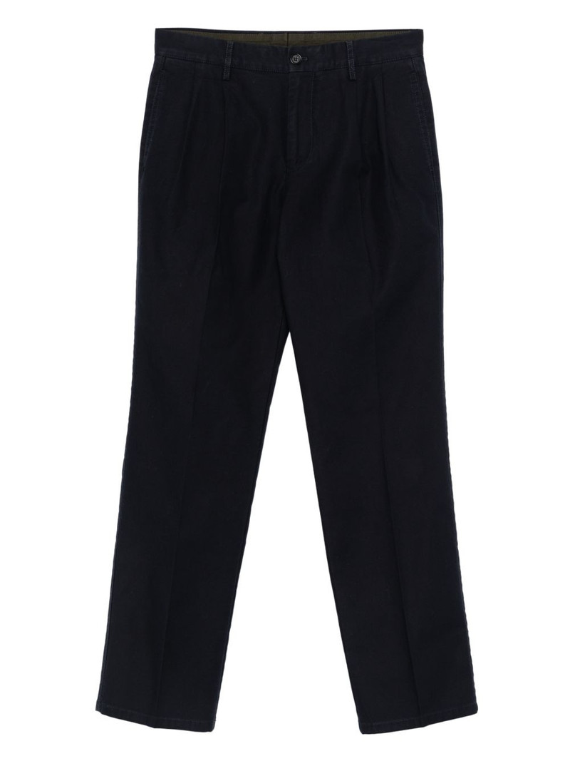 pleated cotton trousers 1