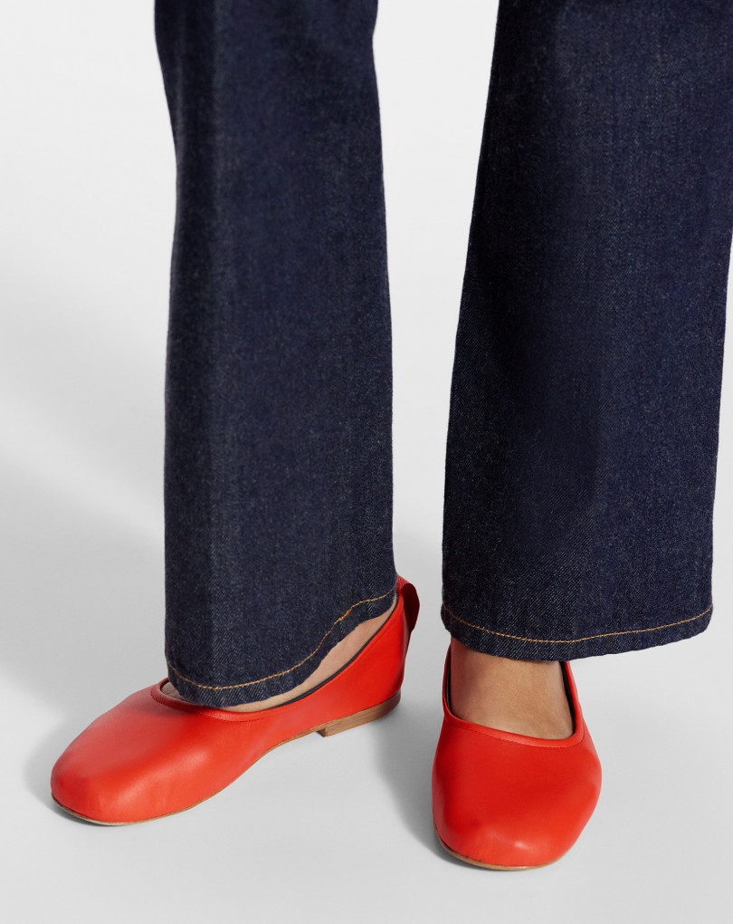 NAPPA LEATHER BALLERINAS - 4