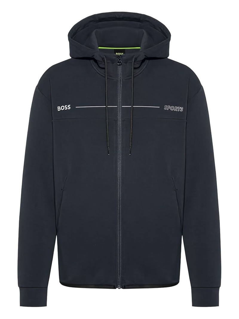 logo-print hoodie 1