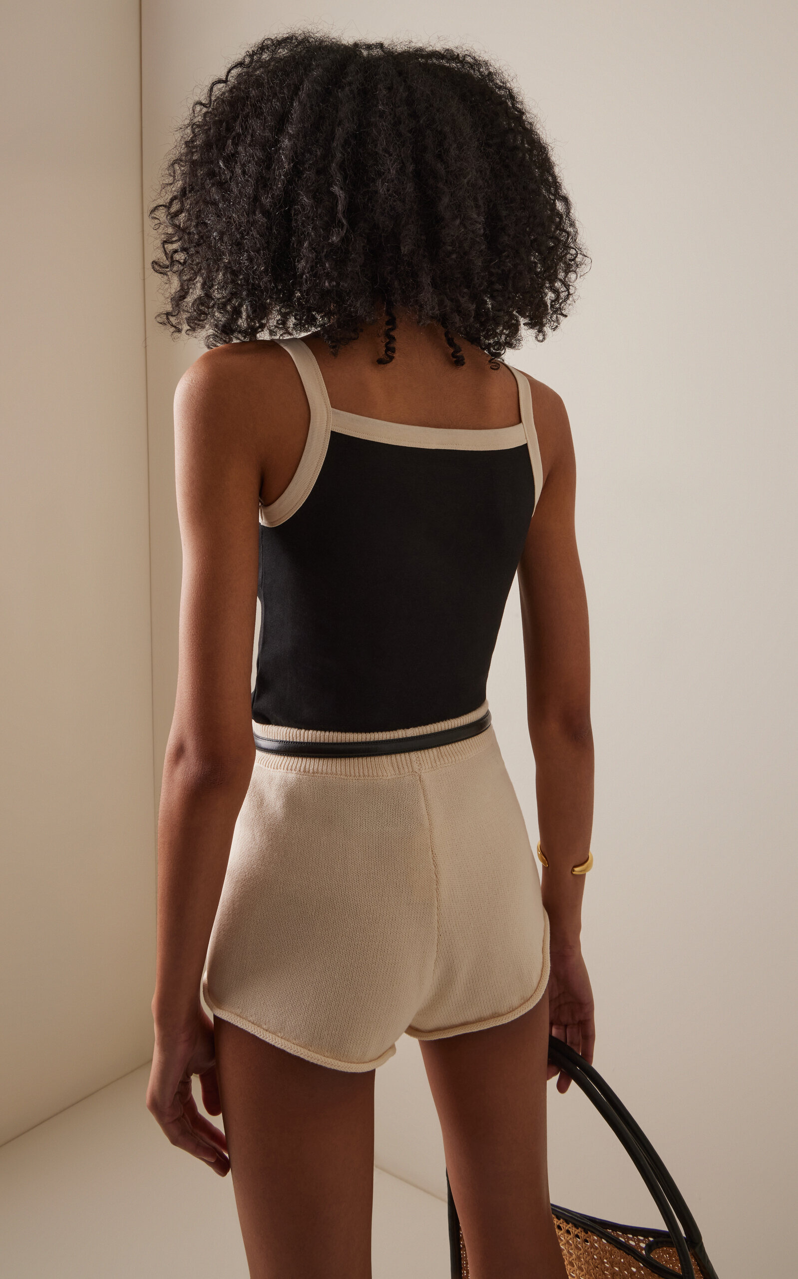 Exclusive Riviera May Cotton Cami Top black - 4