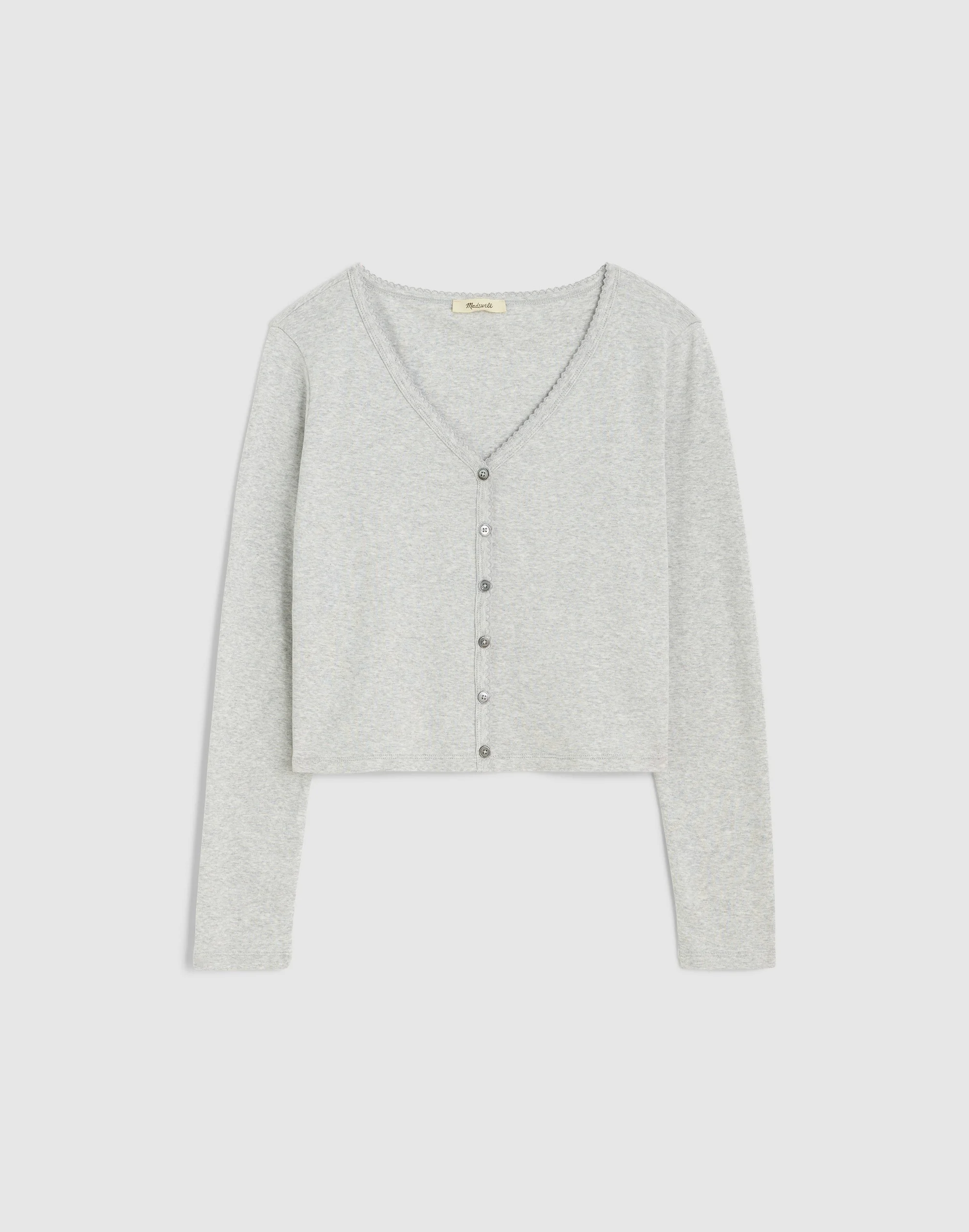 The '90s Cardigan in Compact Cotton - 1